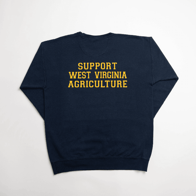 West Virginia - State Agriculture Navy Crewneck - American Farm Company