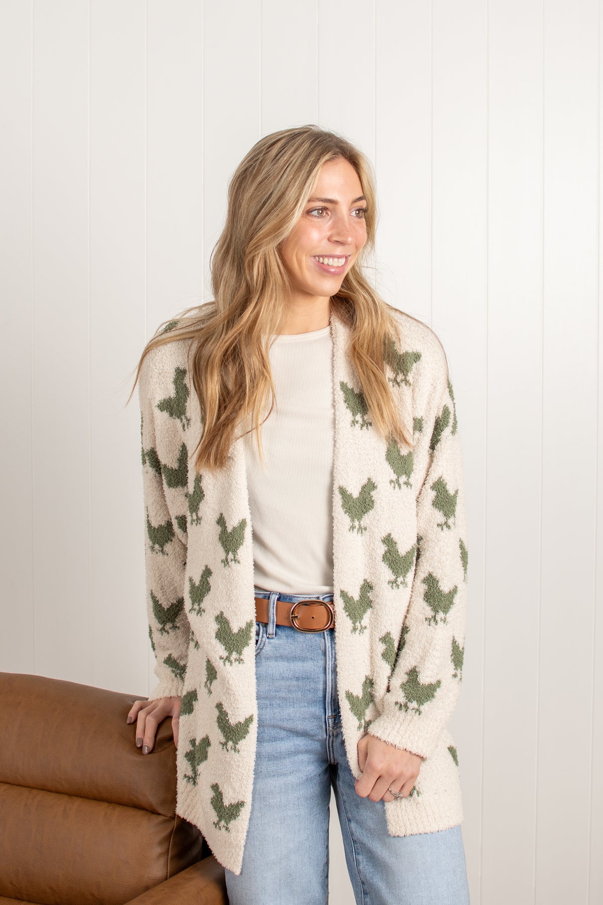 Sage Chicken Luxe Cardigan