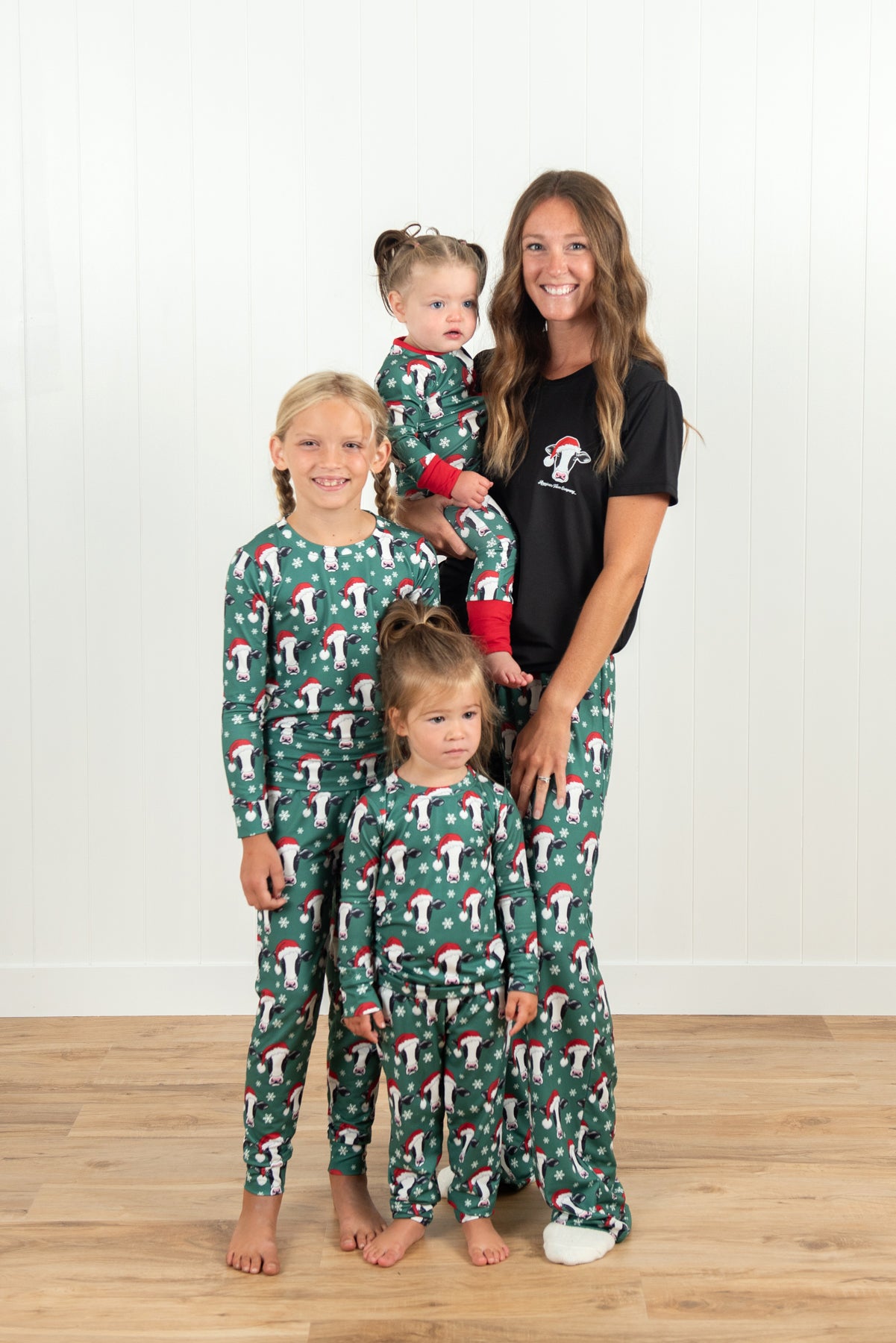 Santa Cows & Snowflakes Baby Zippy *PREORDER*