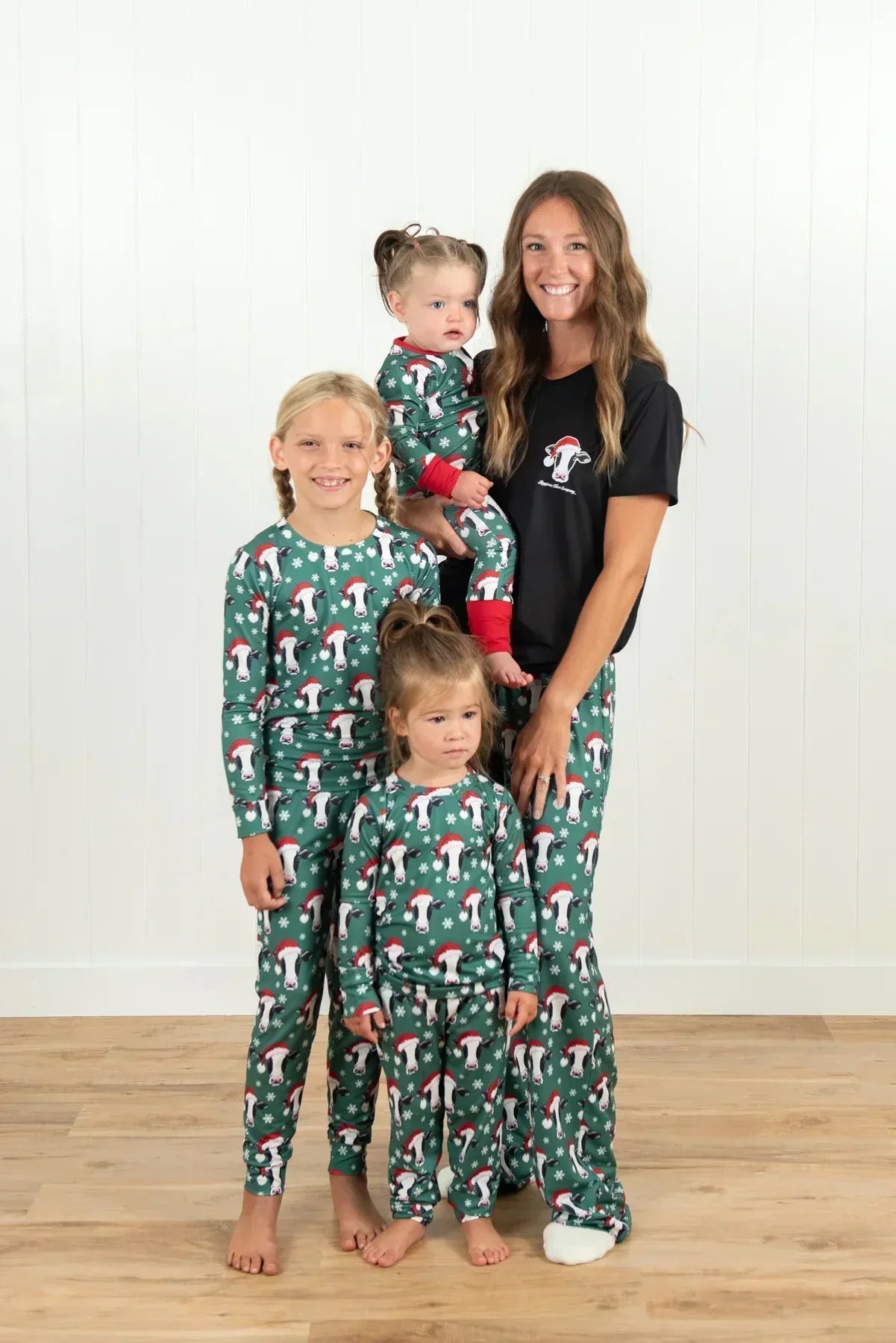 Santa Cows & Snowflakes Baby Zippy *PREORDER*