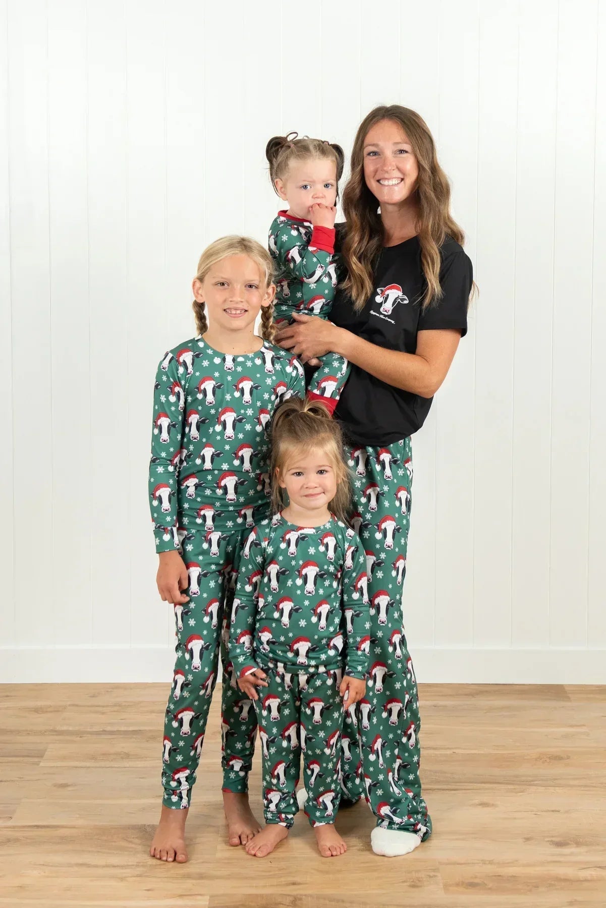 Santa Cows & Snowflakes Baby Zippy *PREORDER*