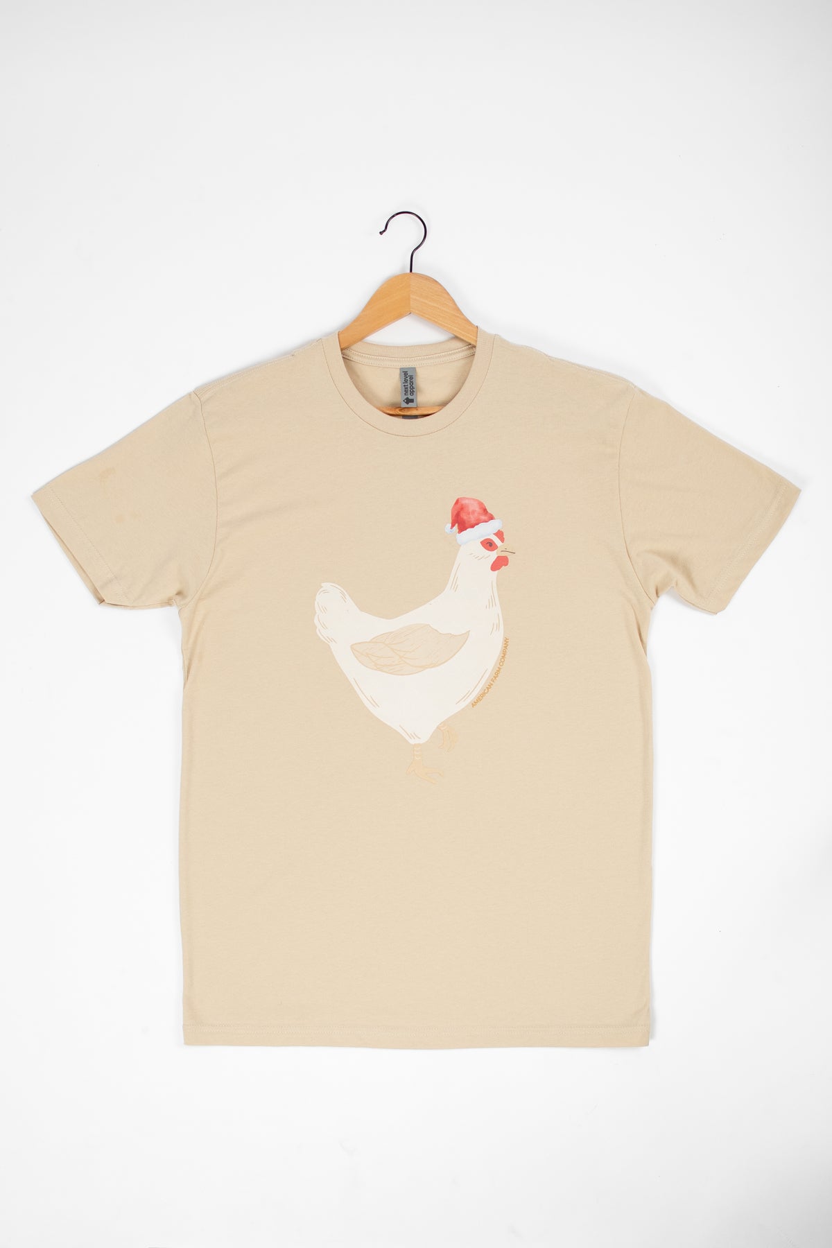 Christmas Chicken Tan Tee