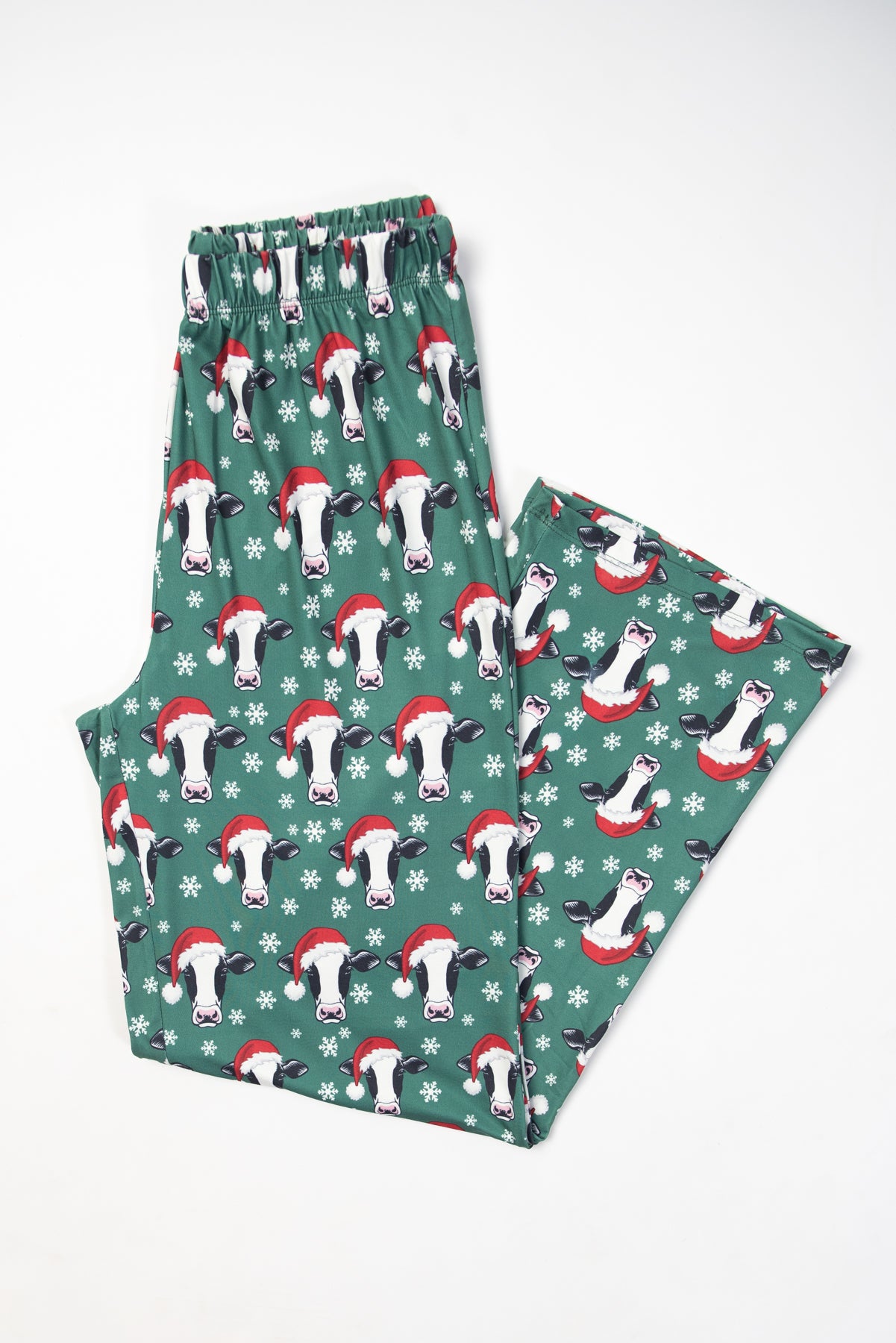 Santa Cows & Snowflakes Adult Pajama Pants *PREORDER*