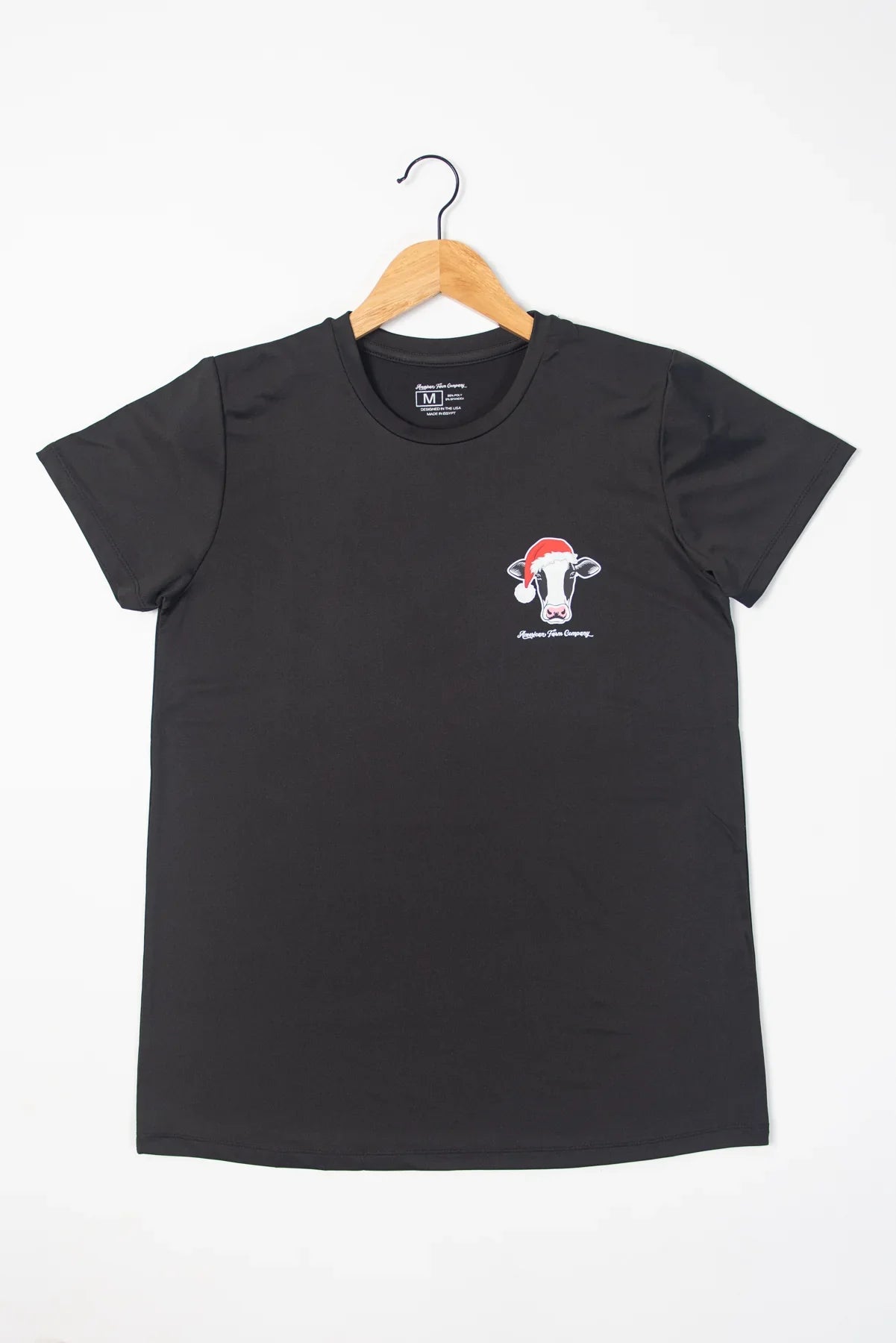 Santa Cows & Snowflakes Adult Pajama Shirt *PREORDER*