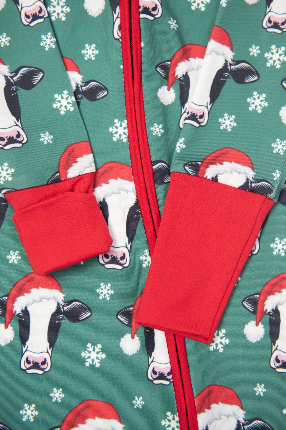 Santa Cows & Snowflakes Baby Zippy *PREORDER*