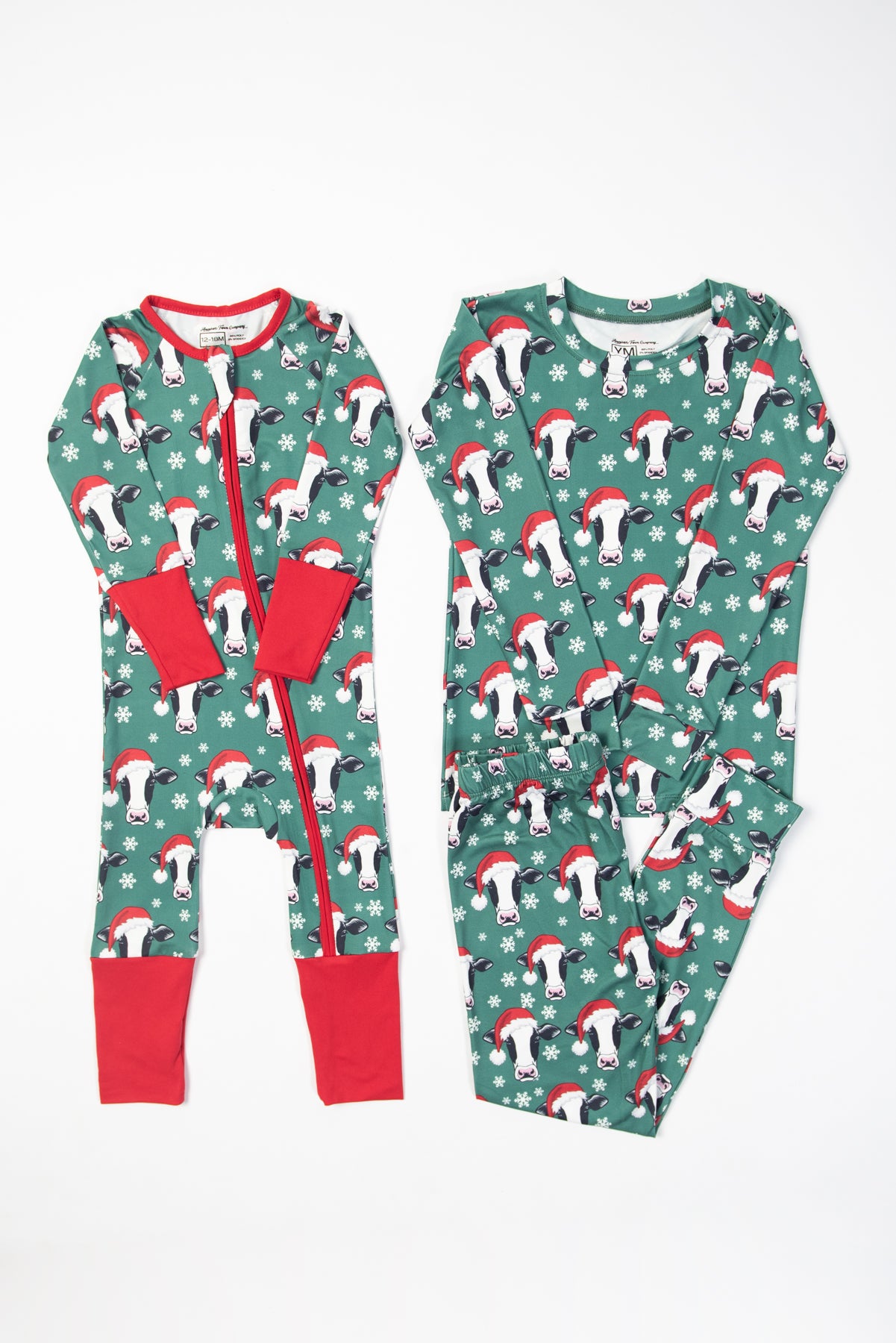 Santa Cows & Snowflakes Baby Zippy *PREORDER*