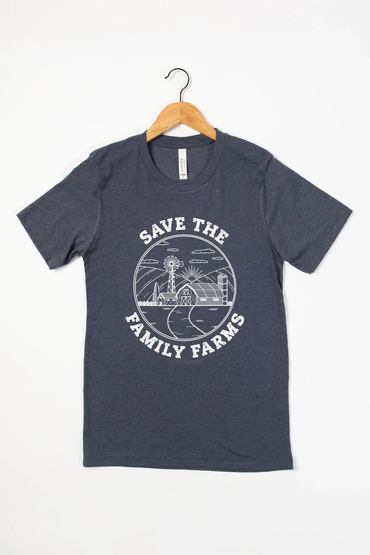 ‘Save The Family Farms’ Blue Tee