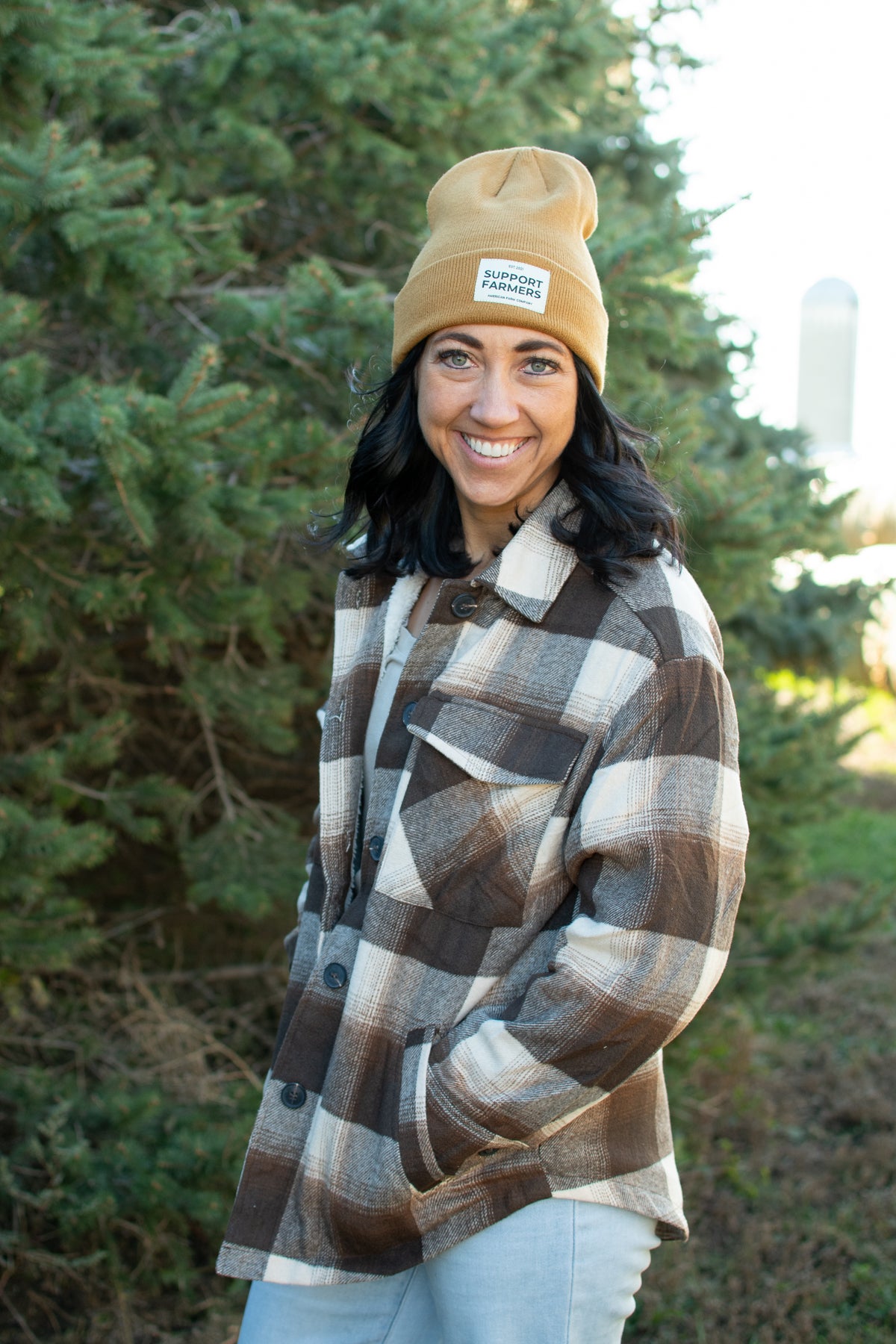 Sherpa Lined Plaid Shacket