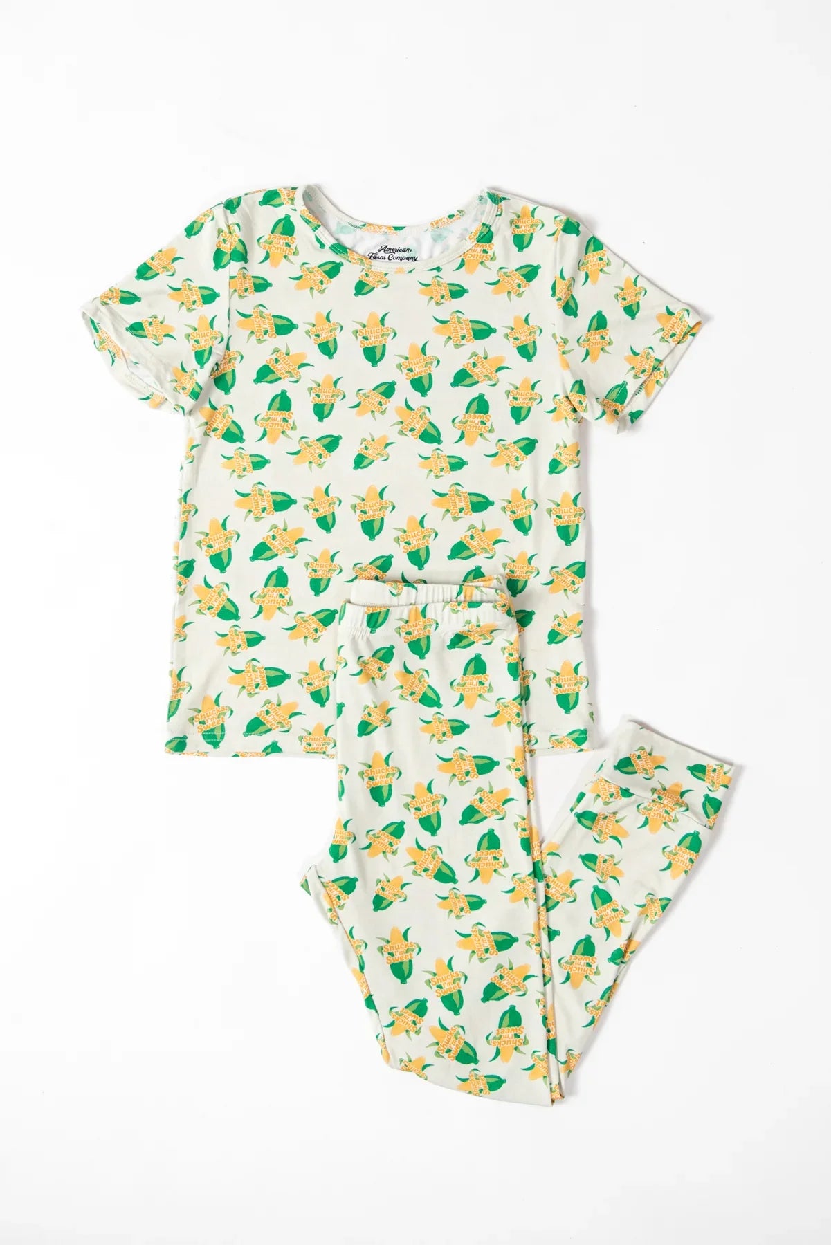 'Shucks, I'm Sweet' Toddler/Youth Bamboo Pajama Set
