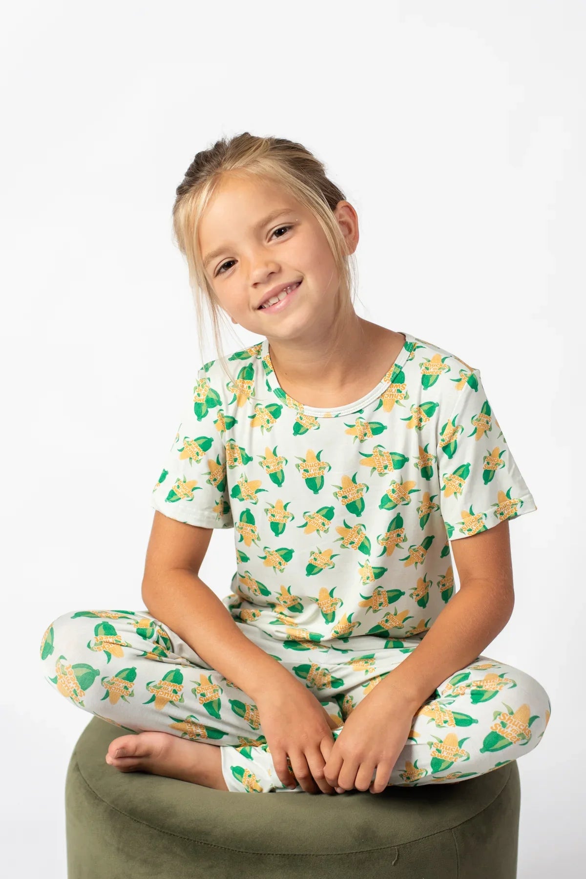 'Shucks, I'm Sweet' Toddler/Youth Bamboo Pajama Set