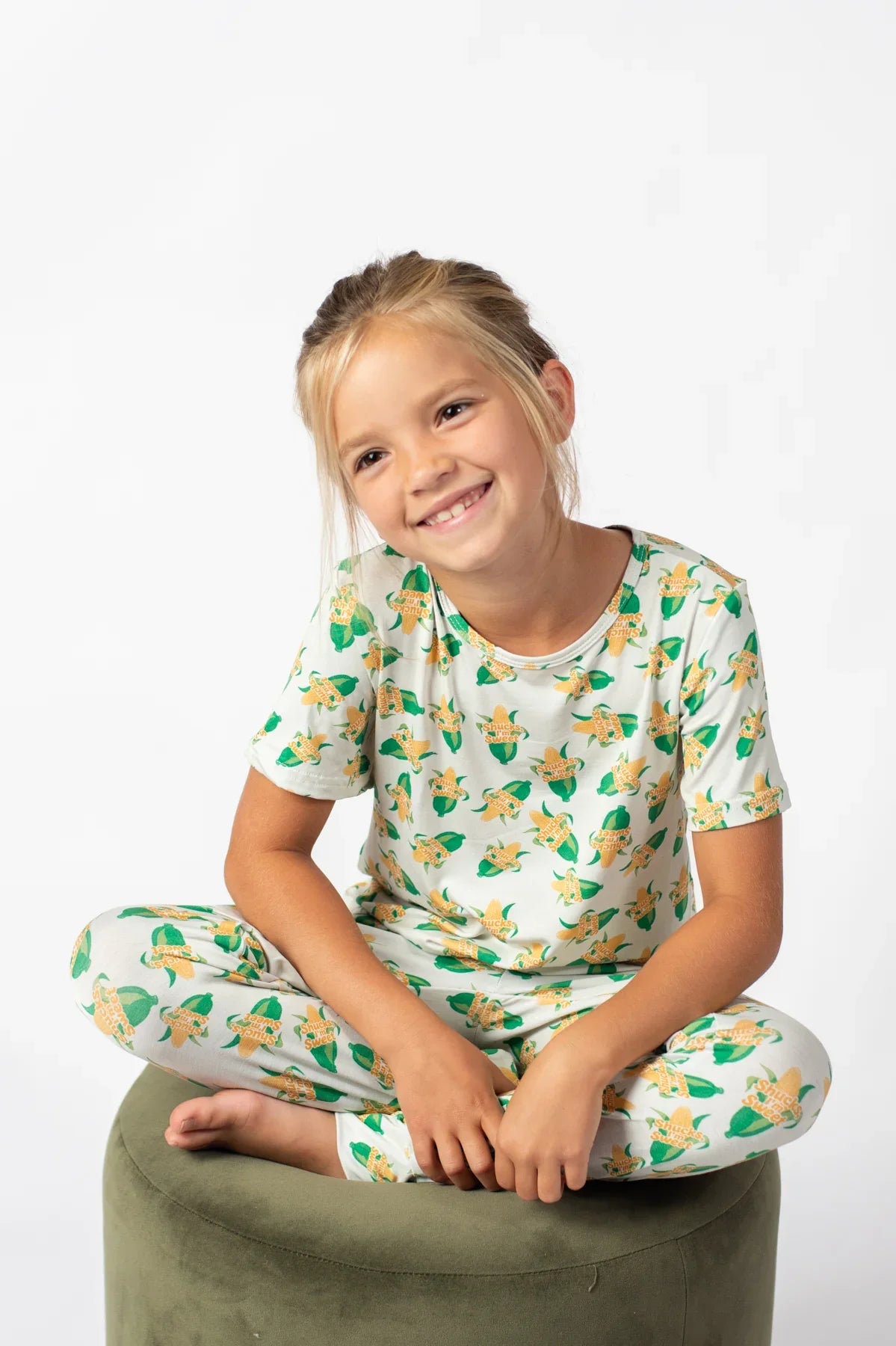 'Shucks, I'm Sweet' Toddler/Youth Bamboo Pajama Set