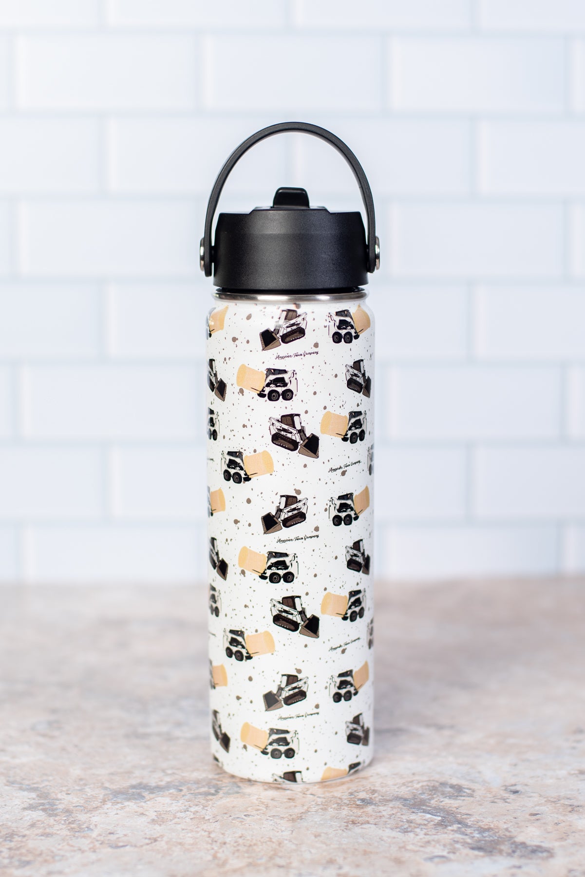Skid Loader 22oz Water Bottle