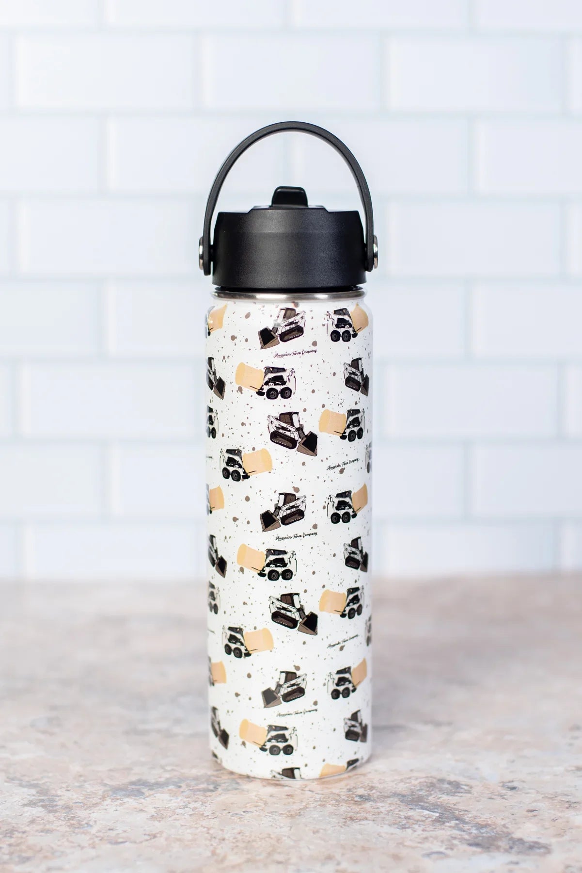 Skid Loader 22oz Water Bottle