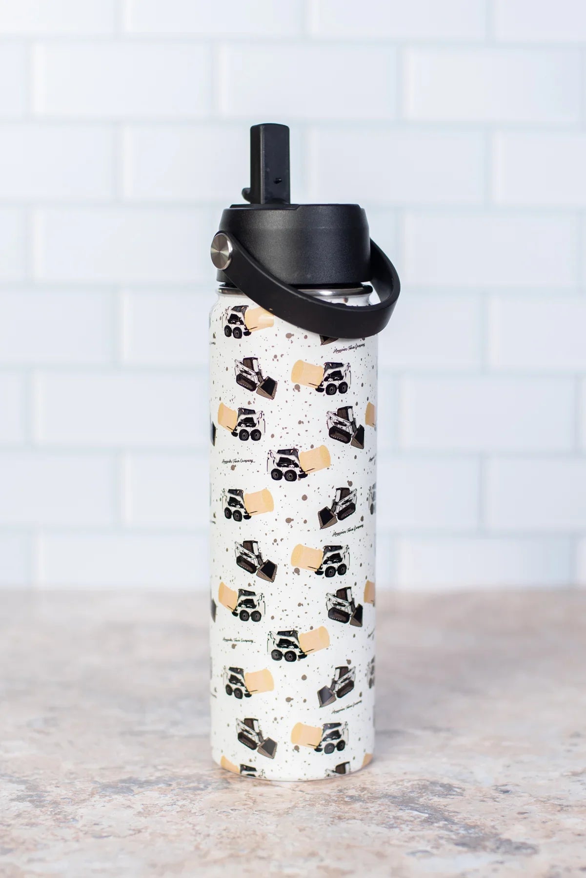 Skid Loader 22oz Water Bottle