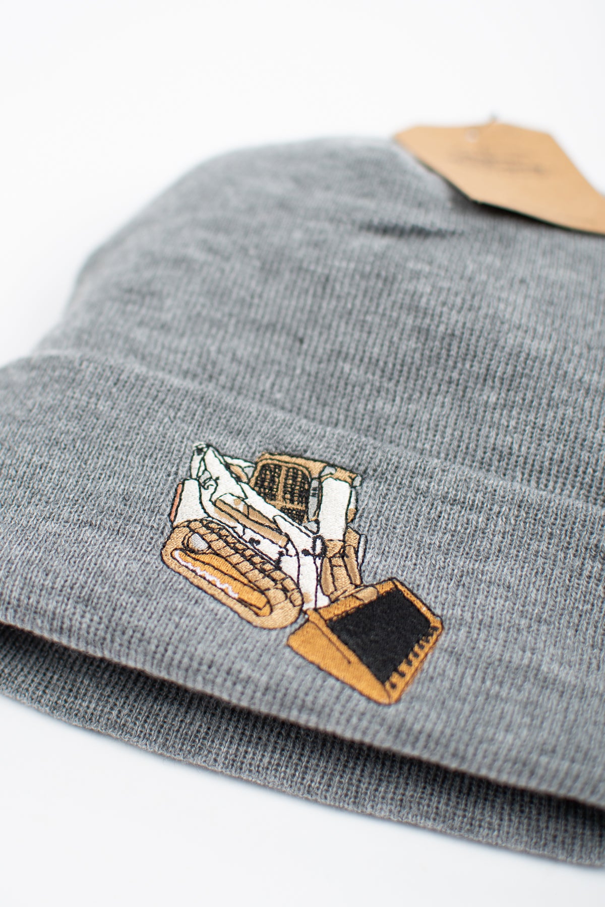 Skid Loader Patch Knit Cuffed Stocking Cap - Youth