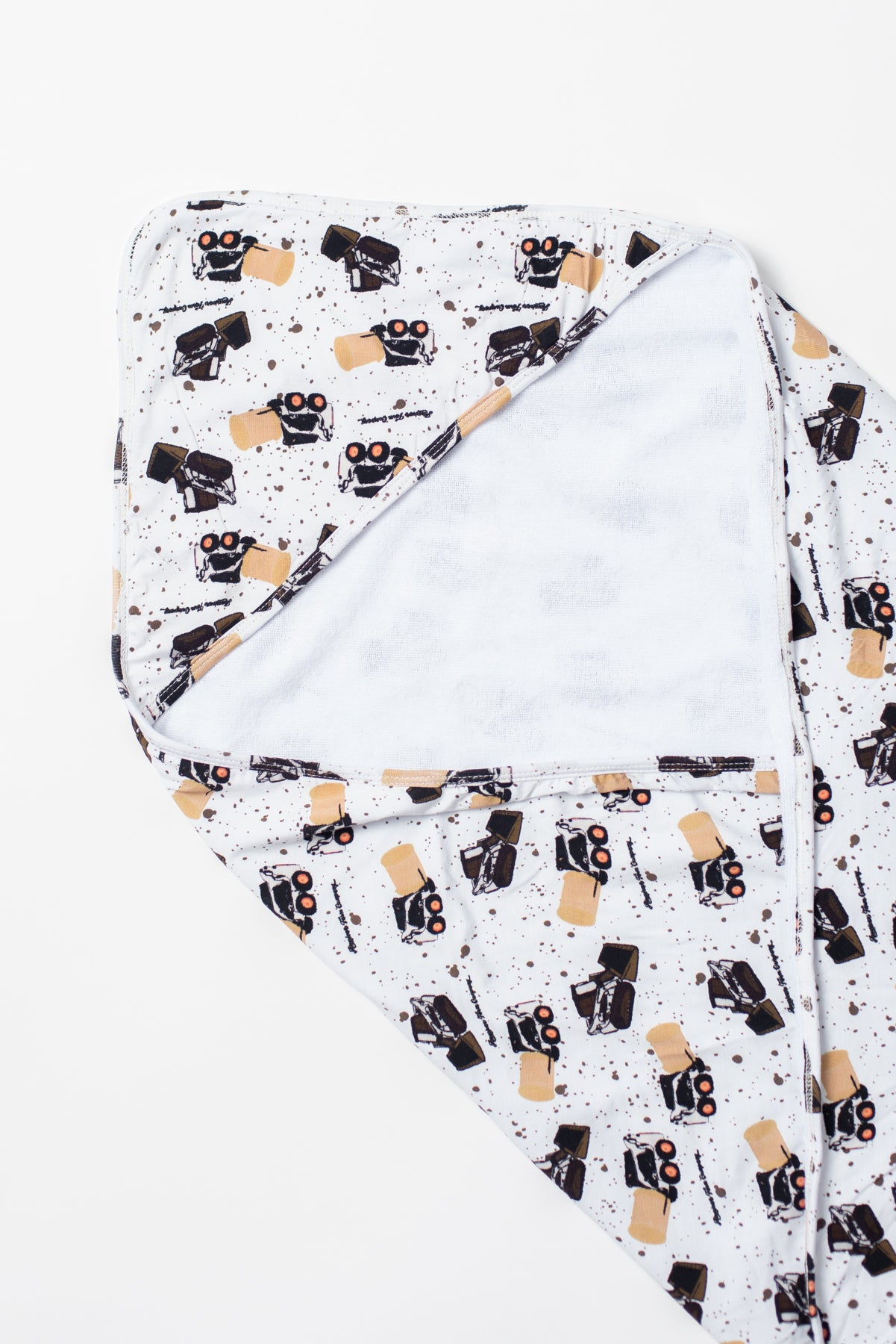 Skid Loader Baby/Toddler Hooded Towel
