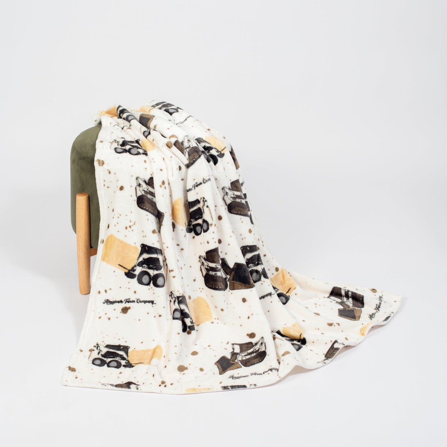 Skid Loader Plush Blanket - American Farm Company