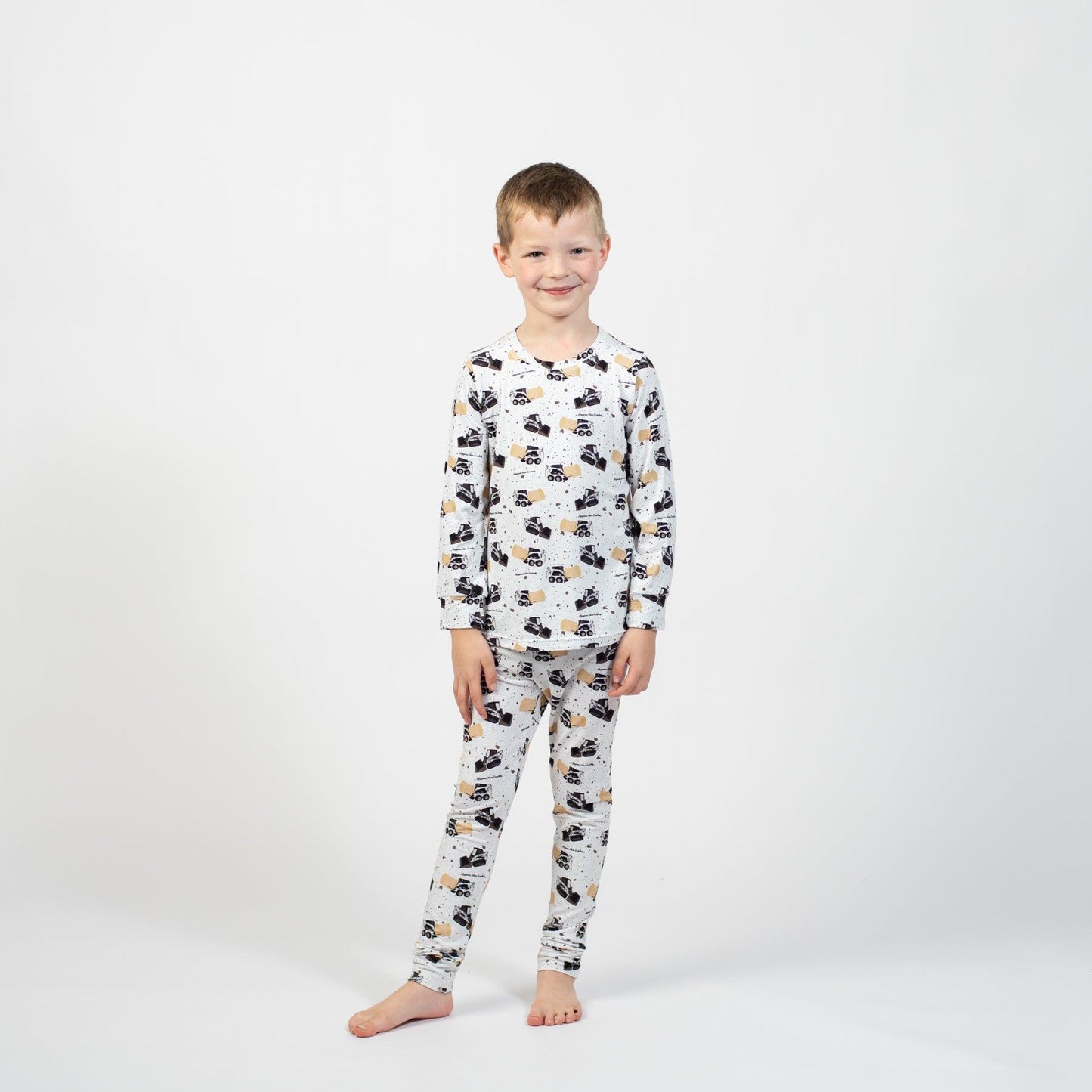 Skid Loader Toddler/Youth Bamboo Pajama Set - American Farm Company