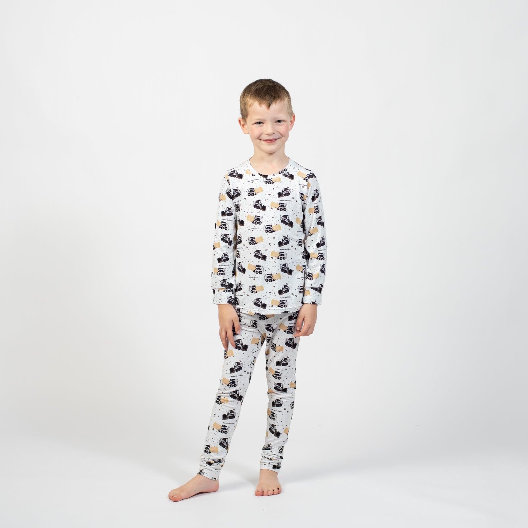 Skid Loader Toddler/Youth Bamboo Pajama Set - American Farm Company