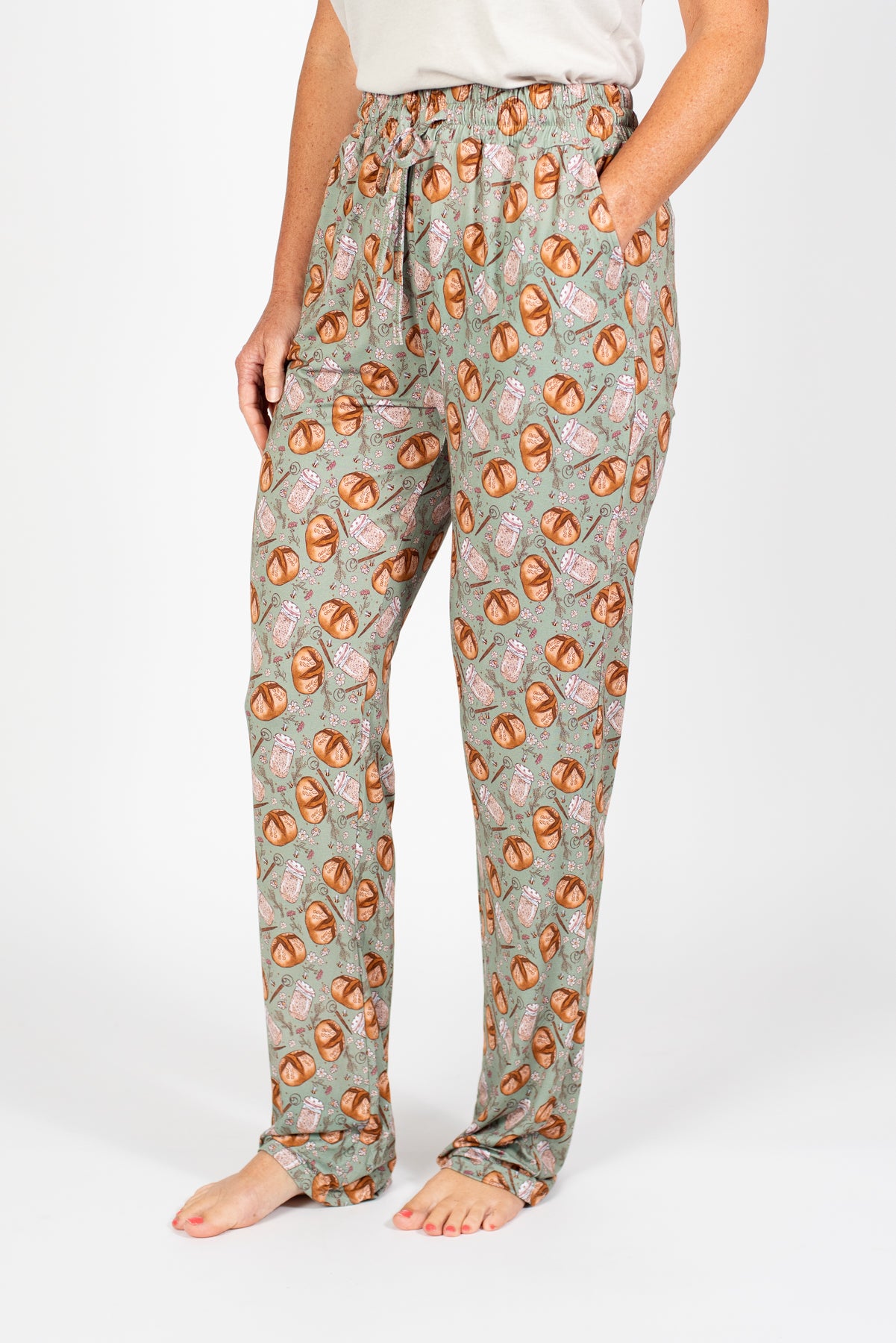Sourdough Adult Bamboo Pajama Pants - Autumn Toned