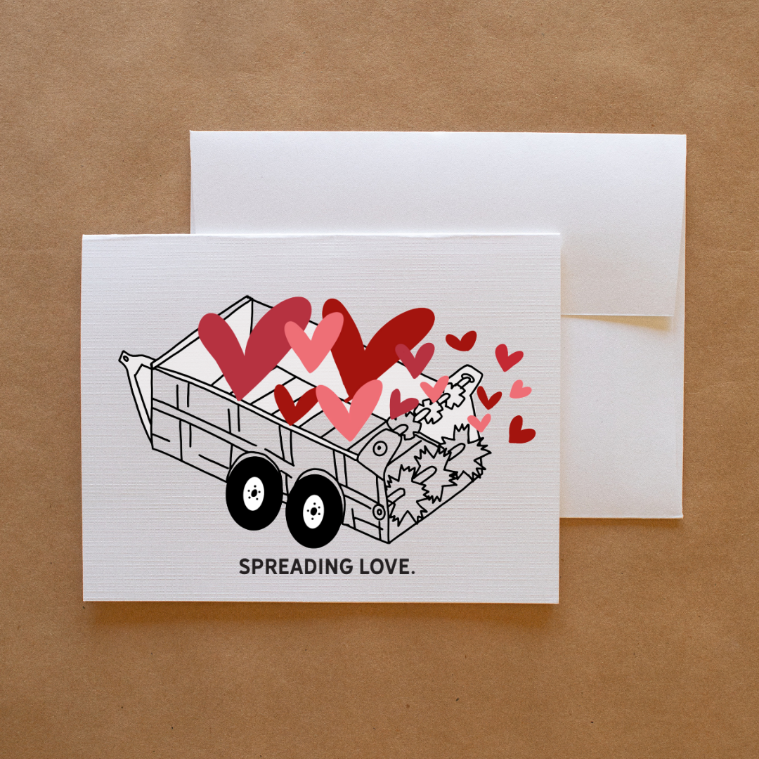 Spreading Love - Greeting Card