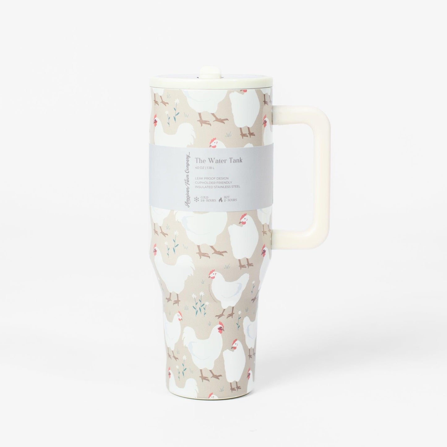 Spring Chicken 40oz Water Tank Tumbler