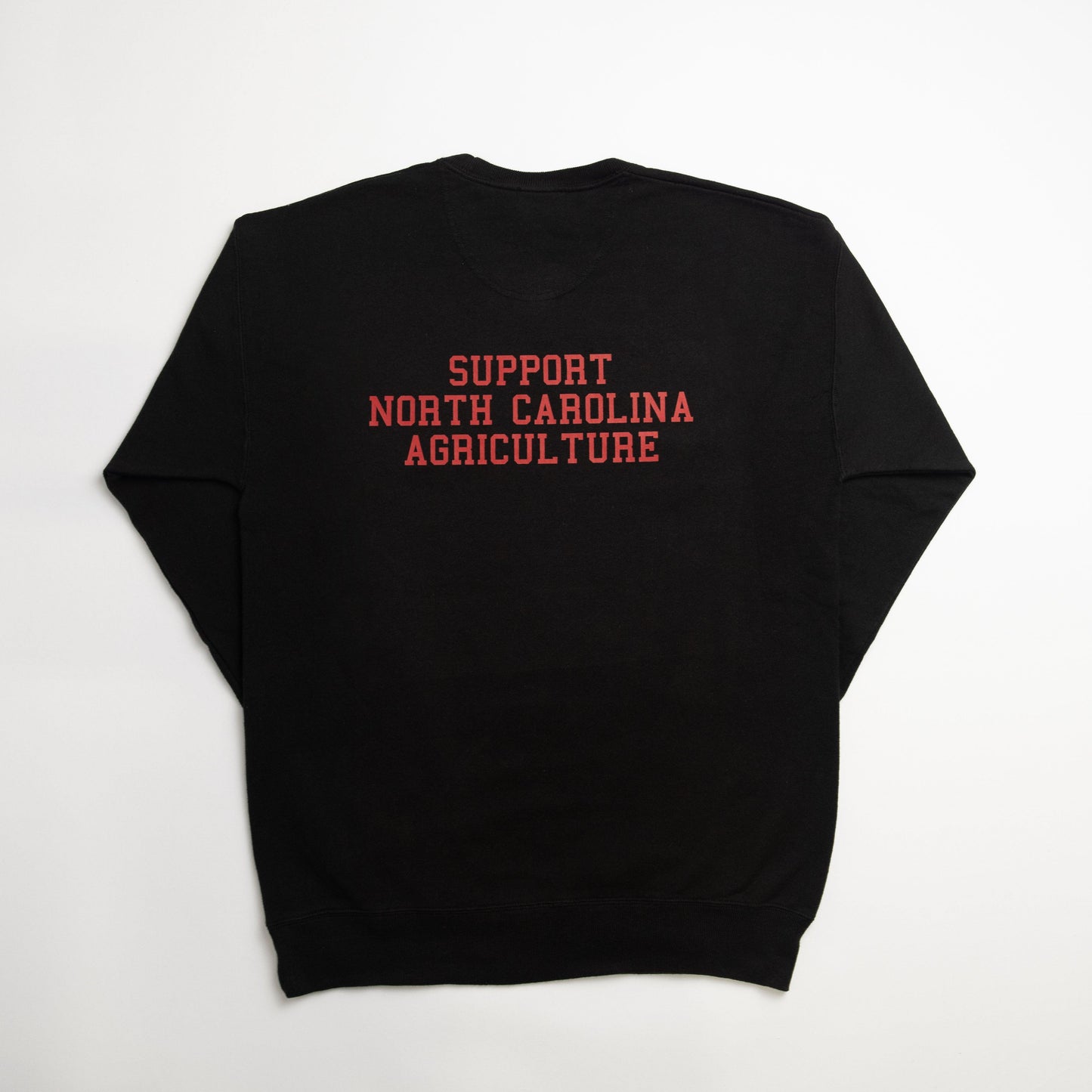 North Carolina - State Agriculture Black Crewneck - American Farm Company