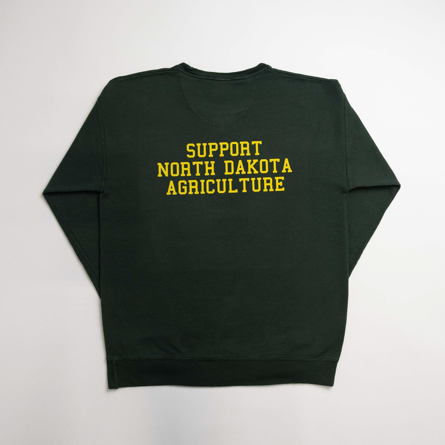 North Dakota - State Agriculture Green Crewneck - American Farm Company