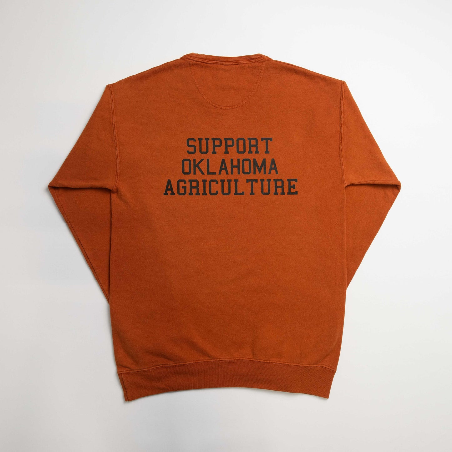 Oklahoma - State Agriculture Orange Crewneck - American Farm Company