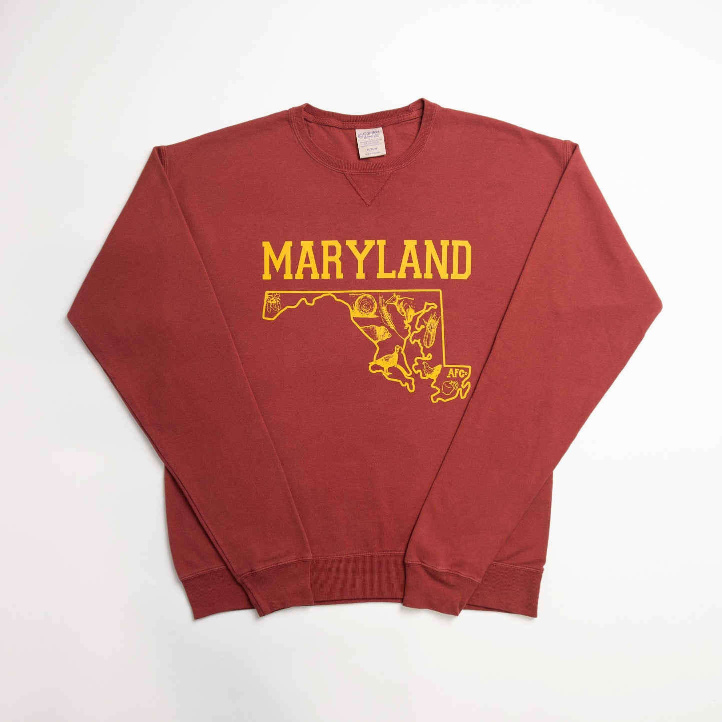 Maryland - State Agriculture Red Crewneck - American Farm Company
