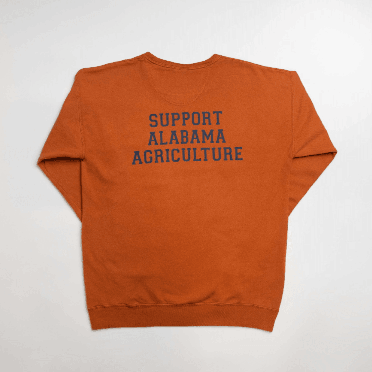 Alabama - State Agriculture Orange Crewneck - American Farm Company