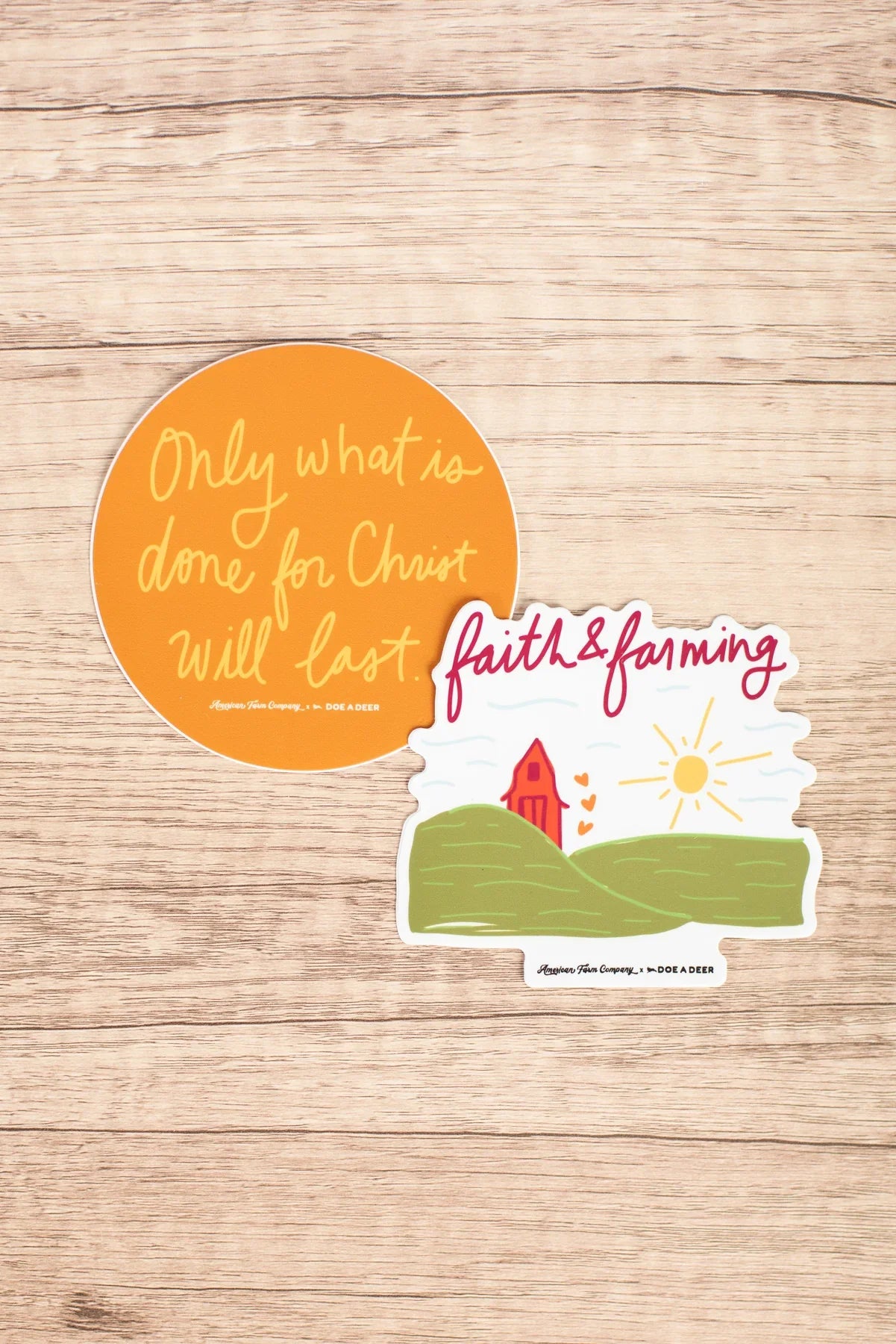 'Faith & Farming' Sticker