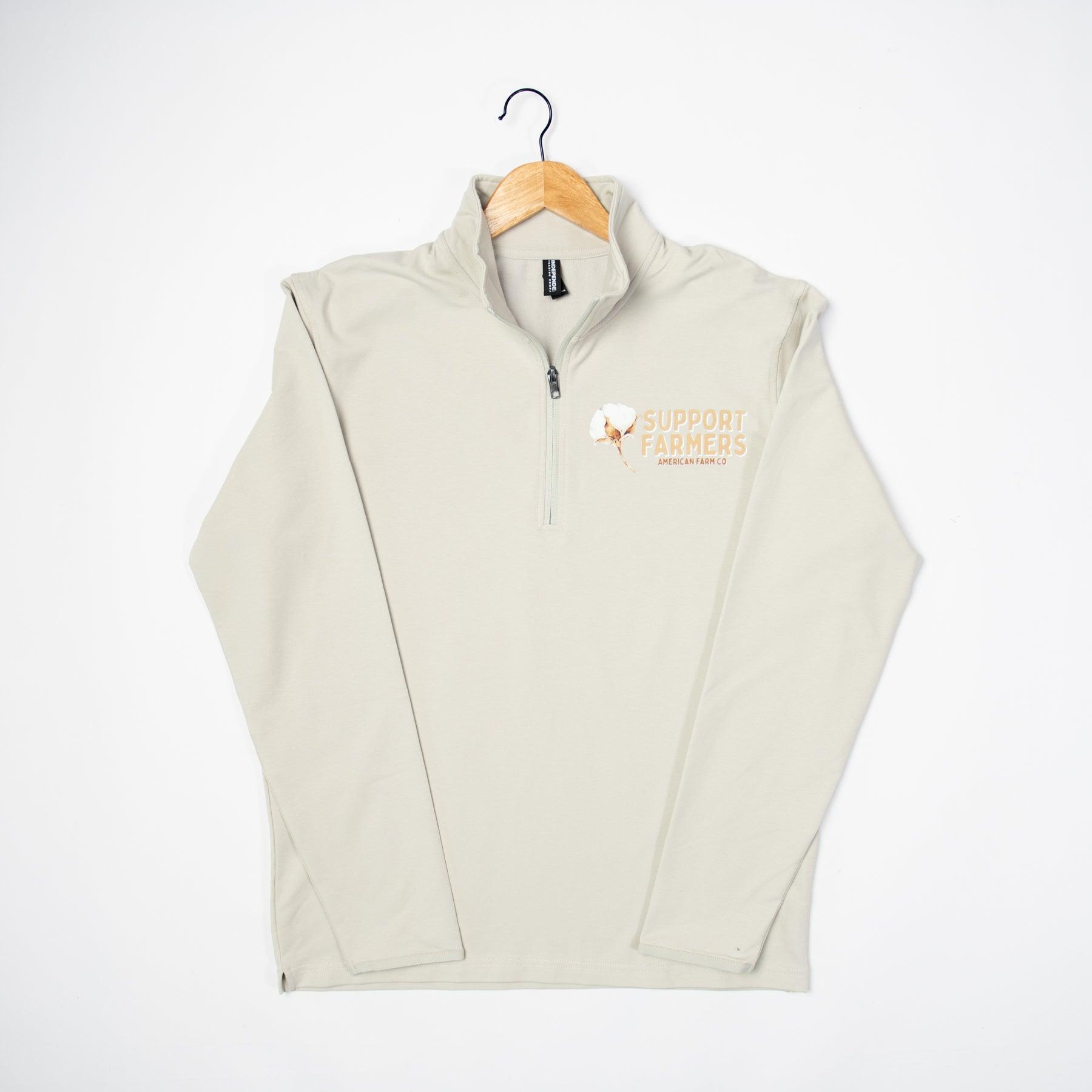 Support Farmers Cotton Performance 1/4 Zip Pullover - American Farm Company