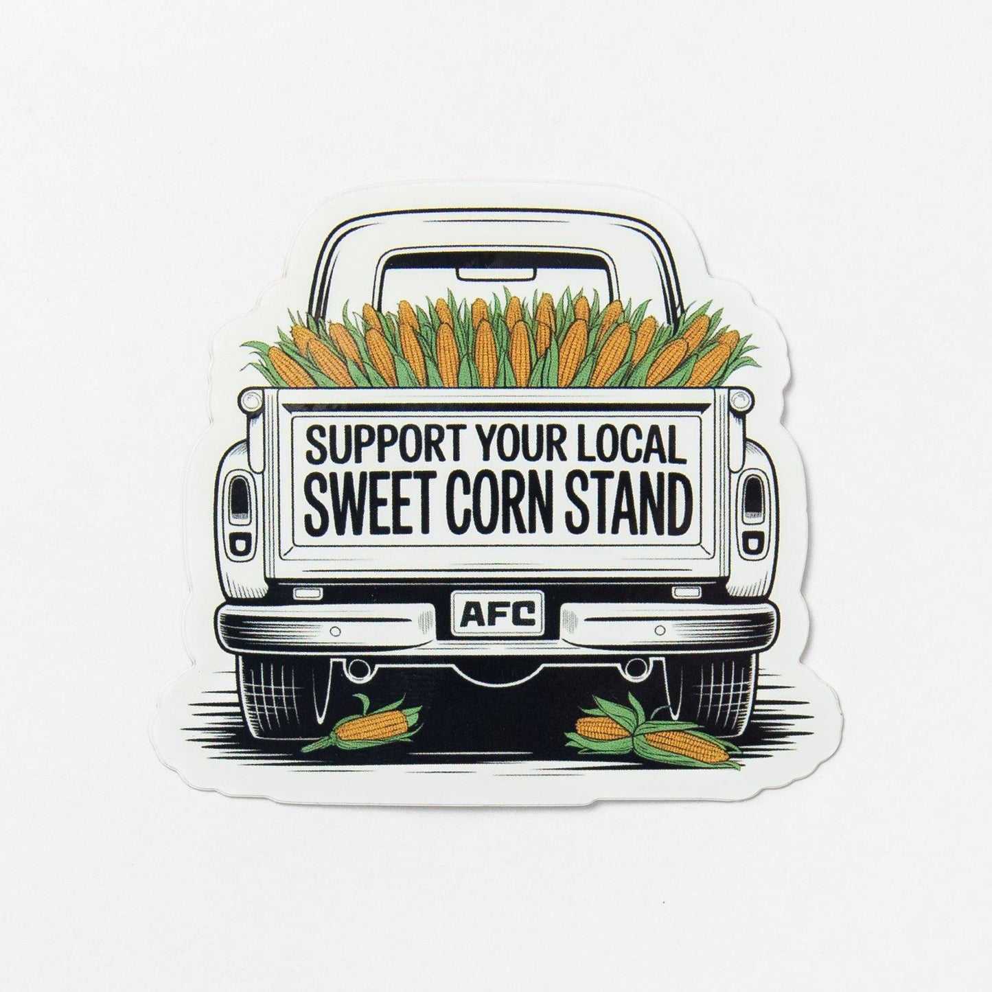 ‘Support Local Sweet Corn Stand’ Sticker