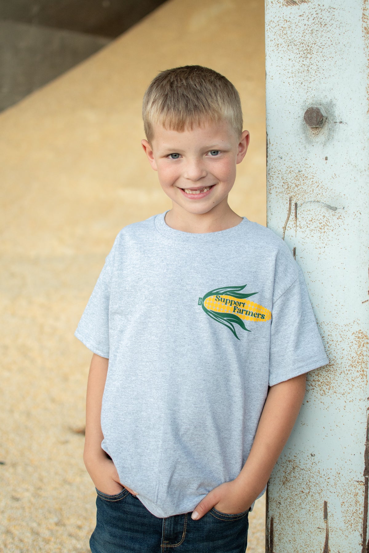 'Support Farmers' Corn Youth Tee