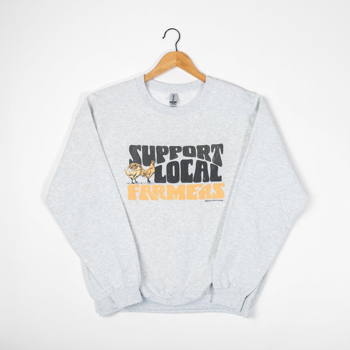 Support Local Chicken Farmers Crewneck - American Farm Company