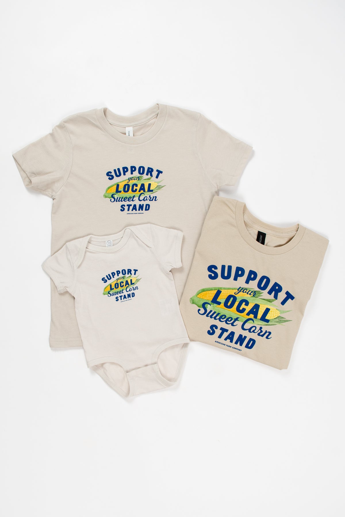 'Support Your Local Sweet Corn Stand' Tan Tee