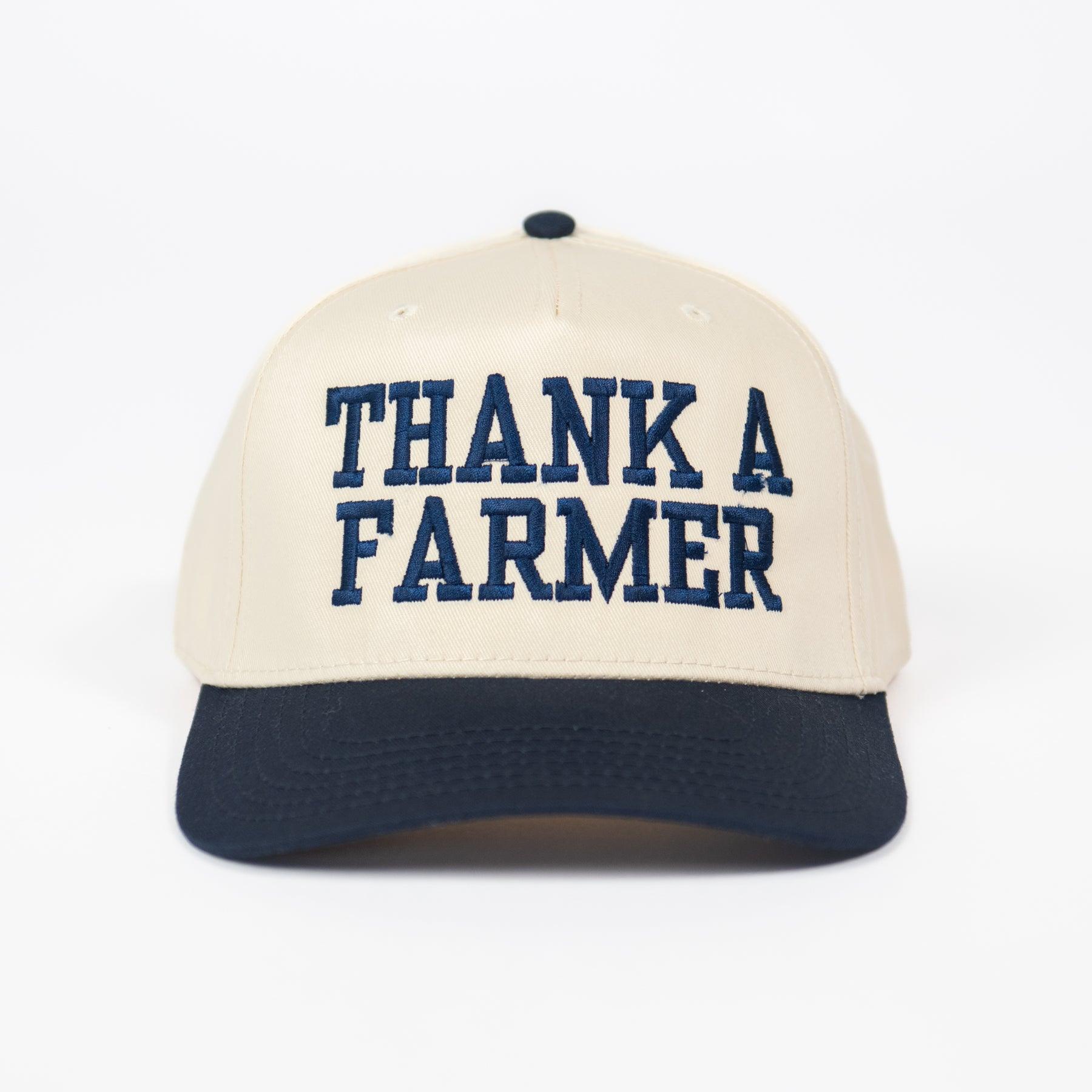 'Thank A Farmer' Embroidered Trucker Hat - American Farm Company