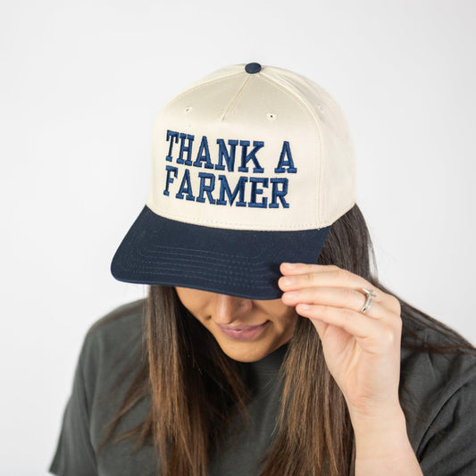 'Thank A Farmer' Embroidered Trucker Hat - American Farm Company