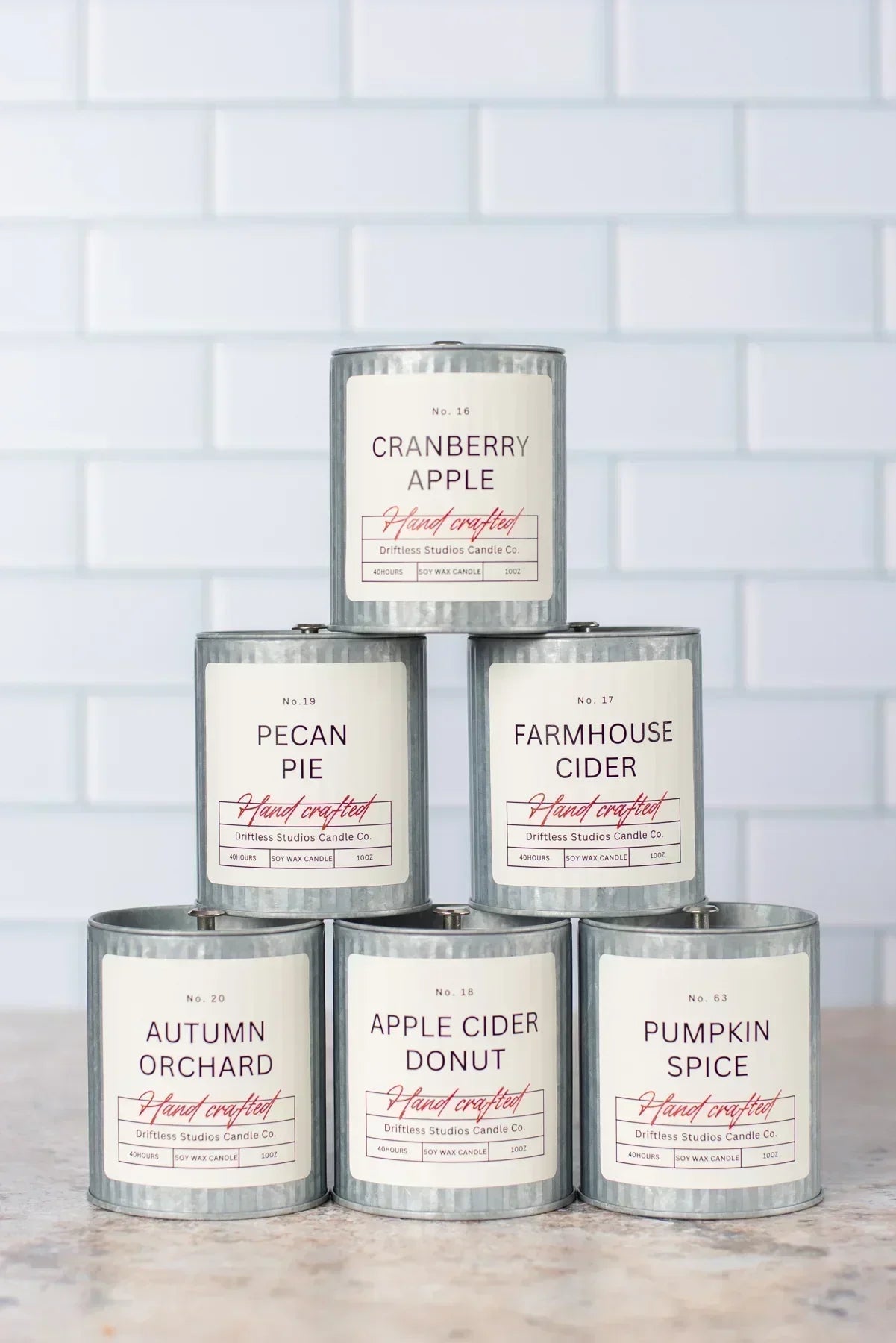 Apple Cider Donut Tin Farmhouse Candle