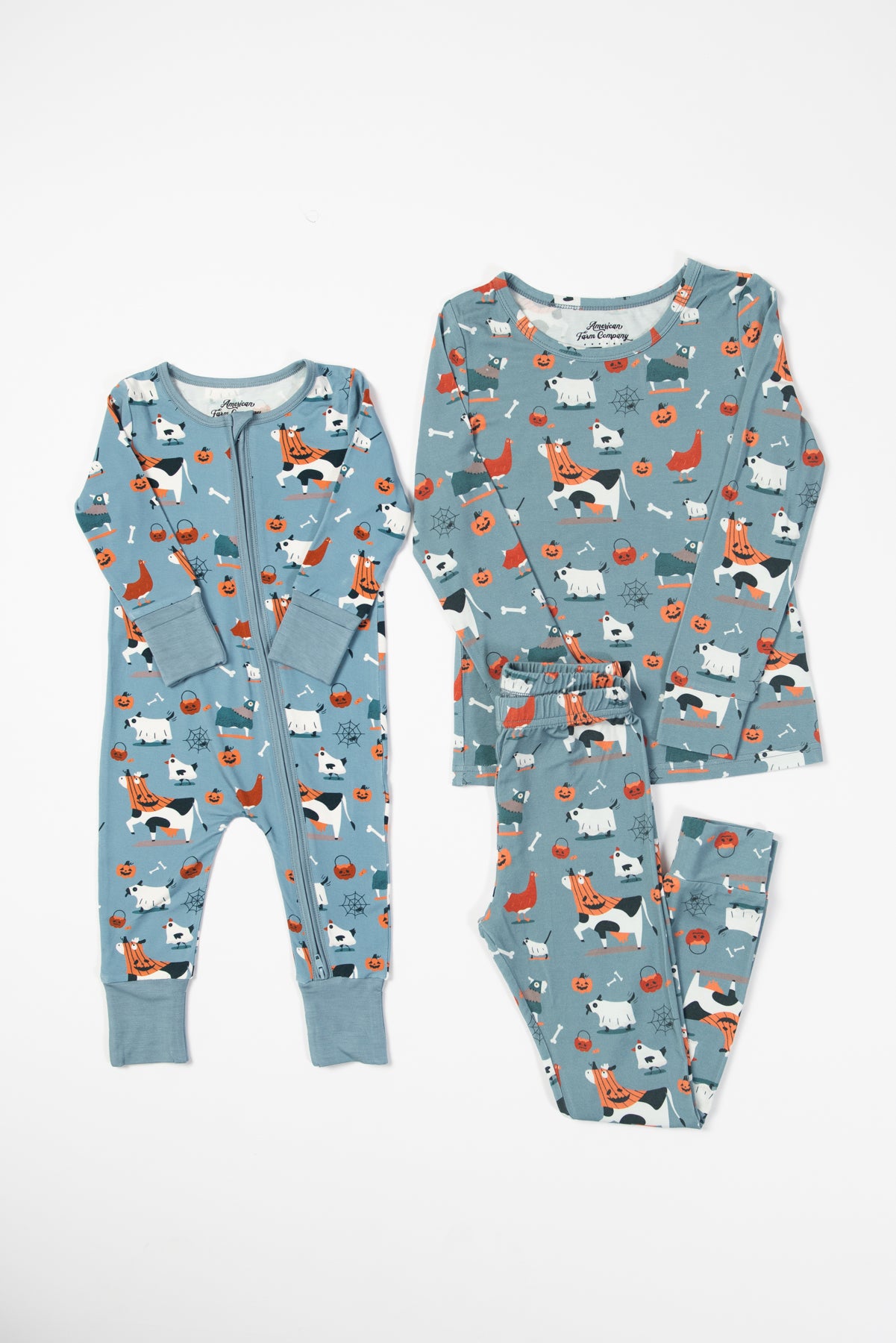 Trick or Treat Farm Animals Toddler/Youth Bamboo Pajama Set