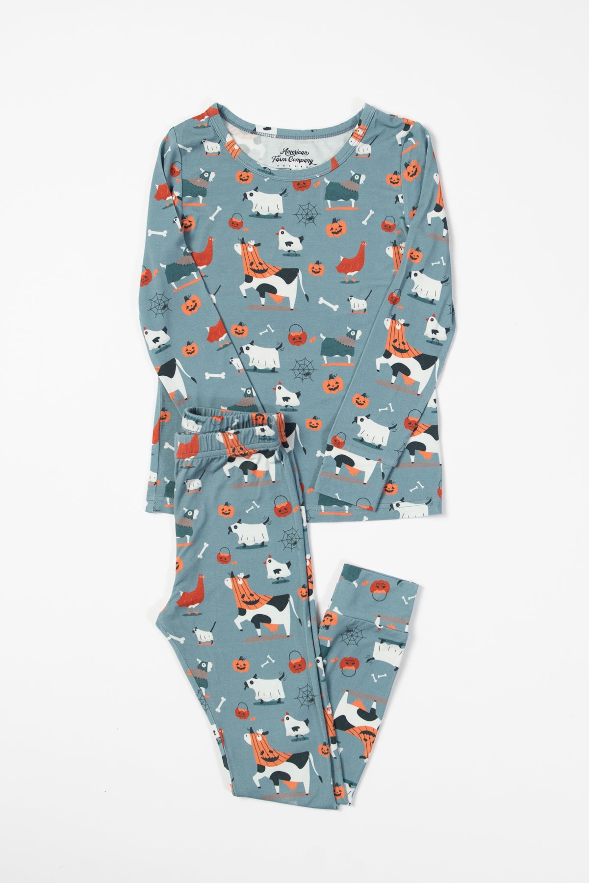 Trick or Treat Farm Animals Toddler/Youth Bamboo Pajama Set