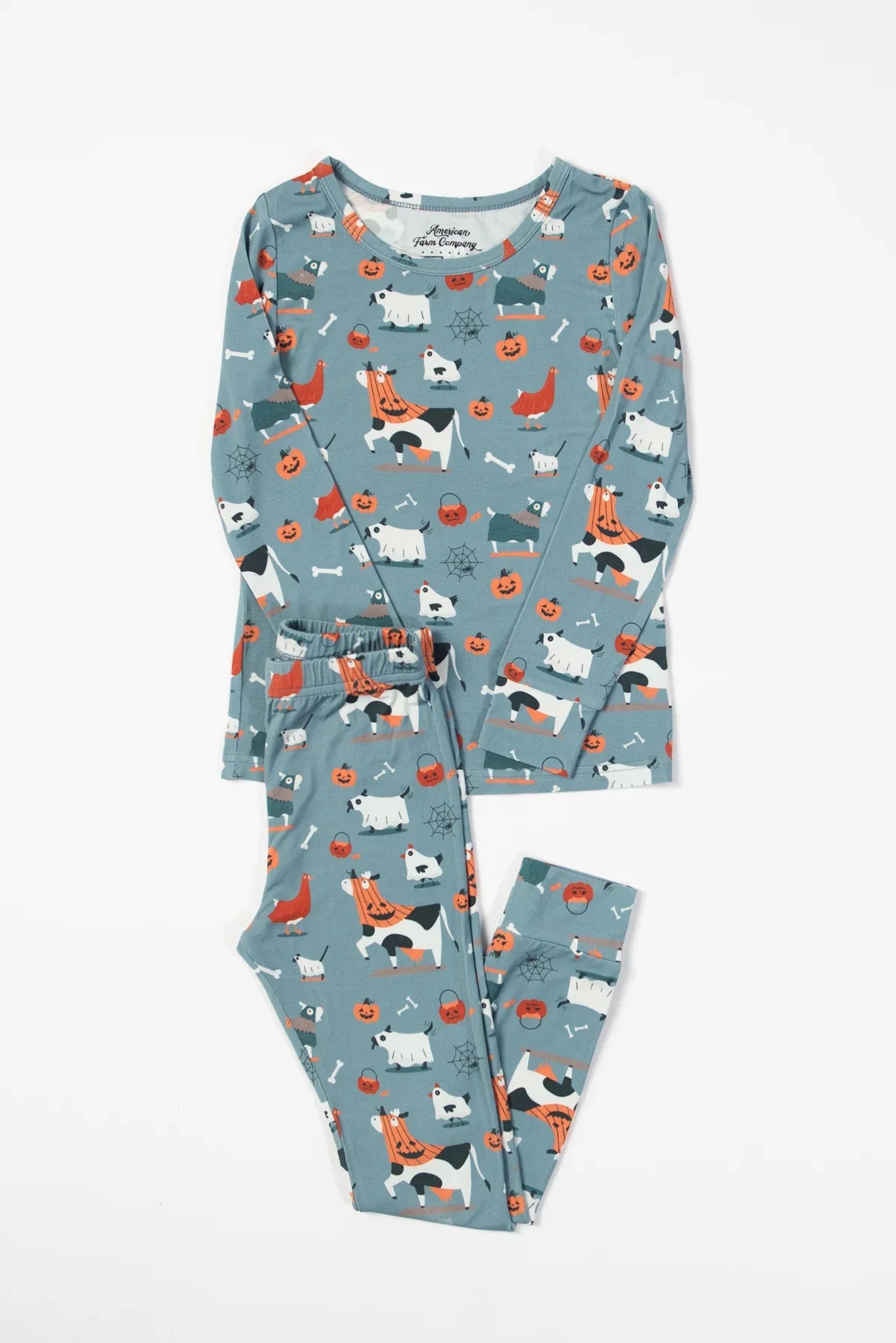 Trick or Treat Farm Animals Toddler/Youth Bamboo Pajama Set