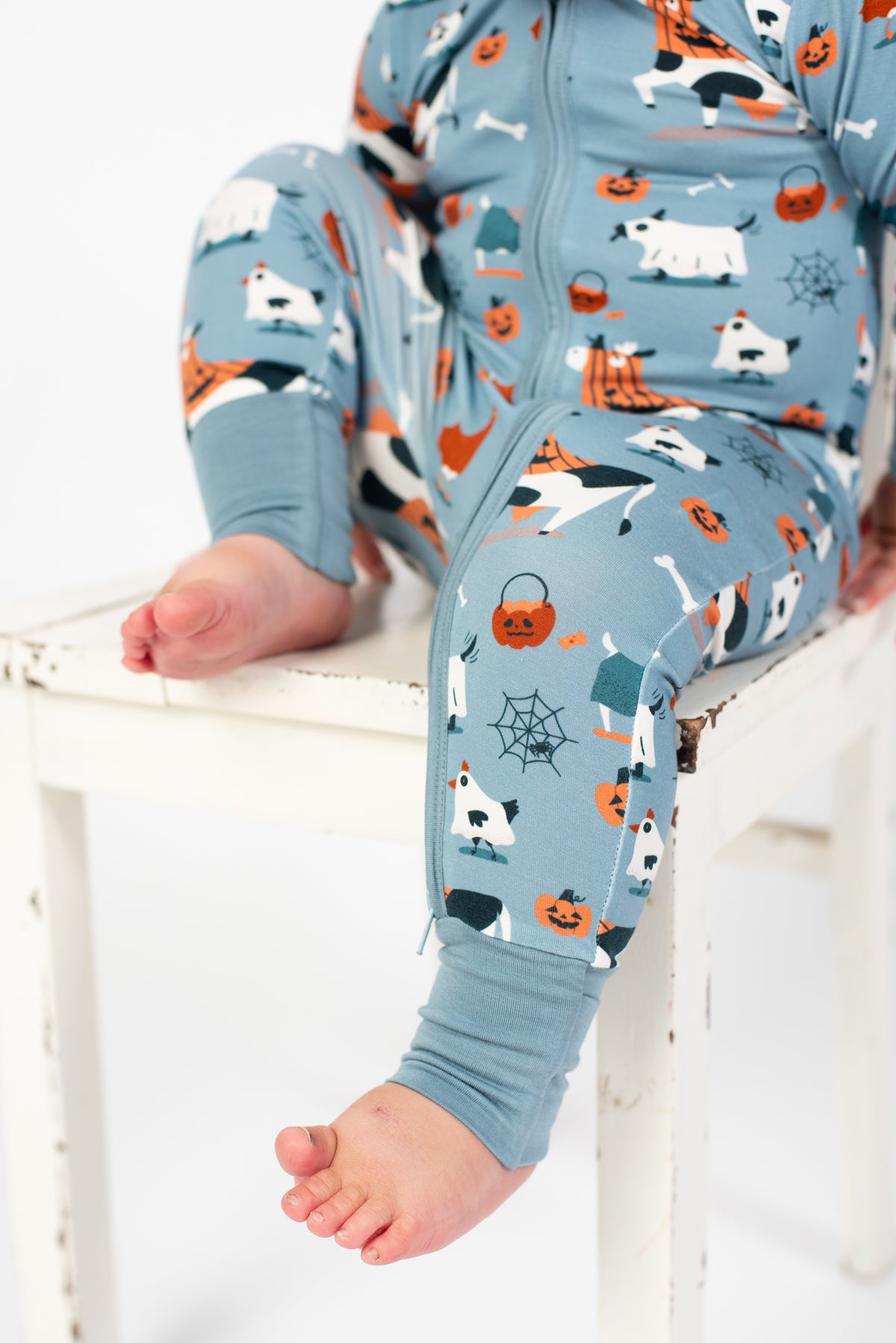 Trick or Treat Farm Animals Bamboo Baby Zippy