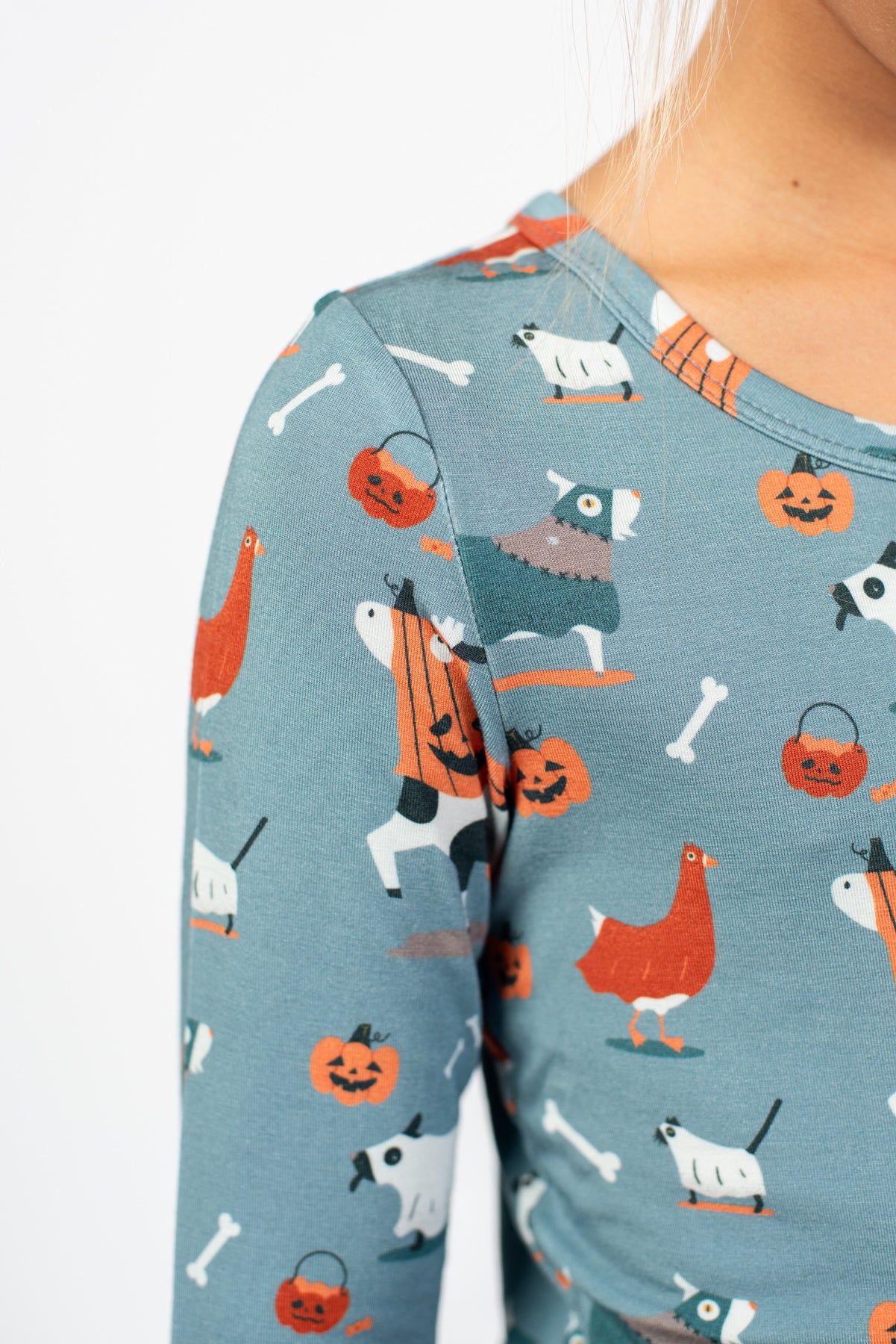 Trick or Treat Farm Animals Toddler/Youth Bamboo Pajama Set