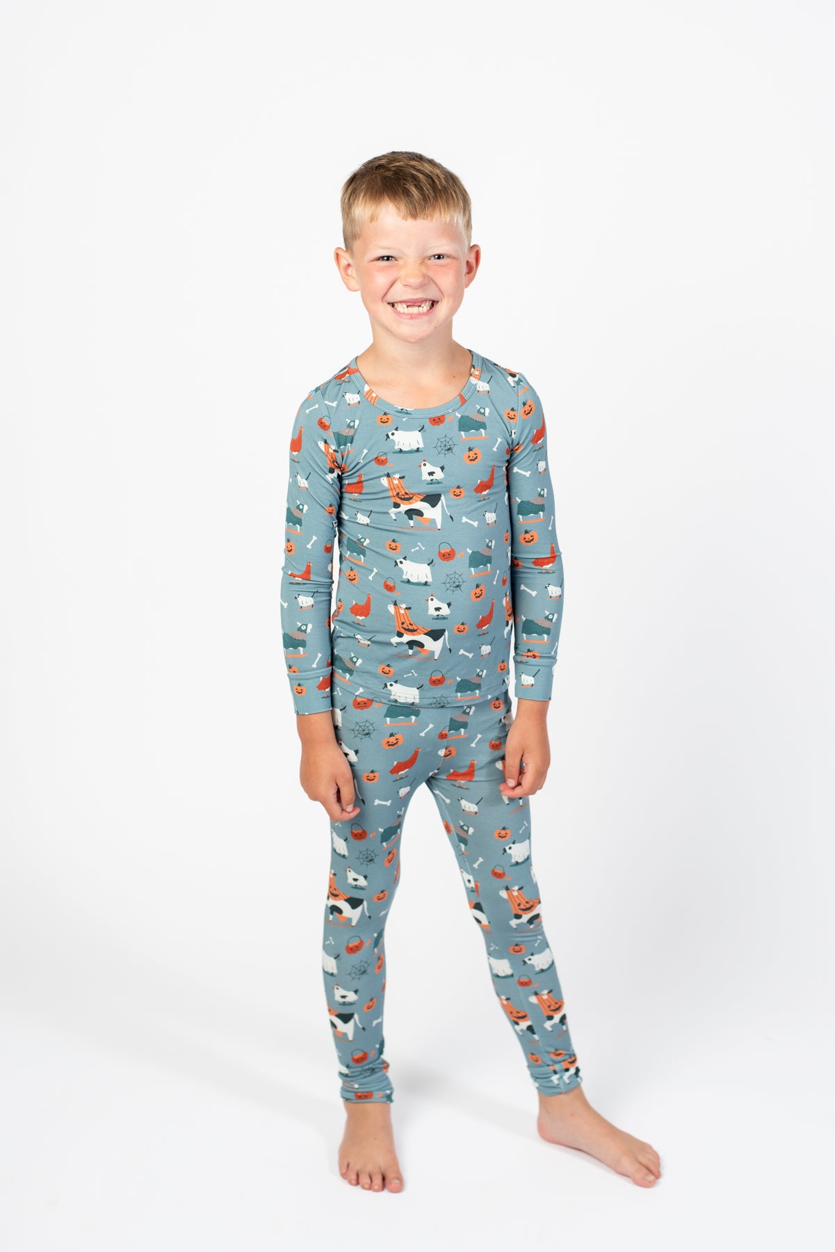 Trick or Treat Farm Animals Toddler/Youth Bamboo Pajama Set