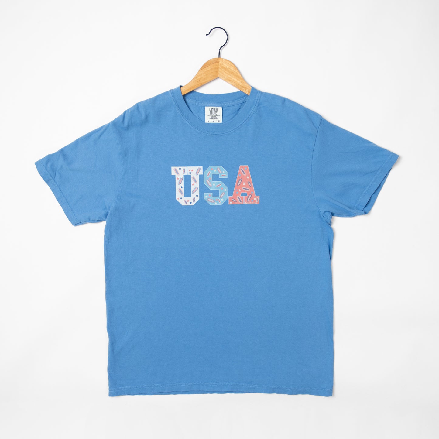 ‘USA’ Corn Blue Tee
