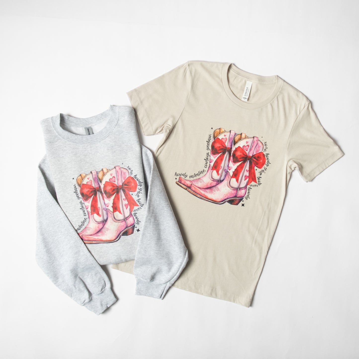 Valentines Boots Crewneck - American Farm Company