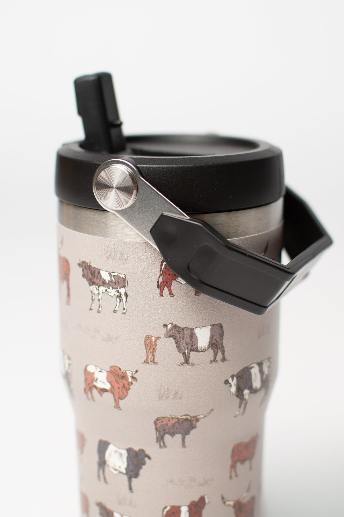 Vintage Cattle 20oz Kids Bucket Handle Tumbler