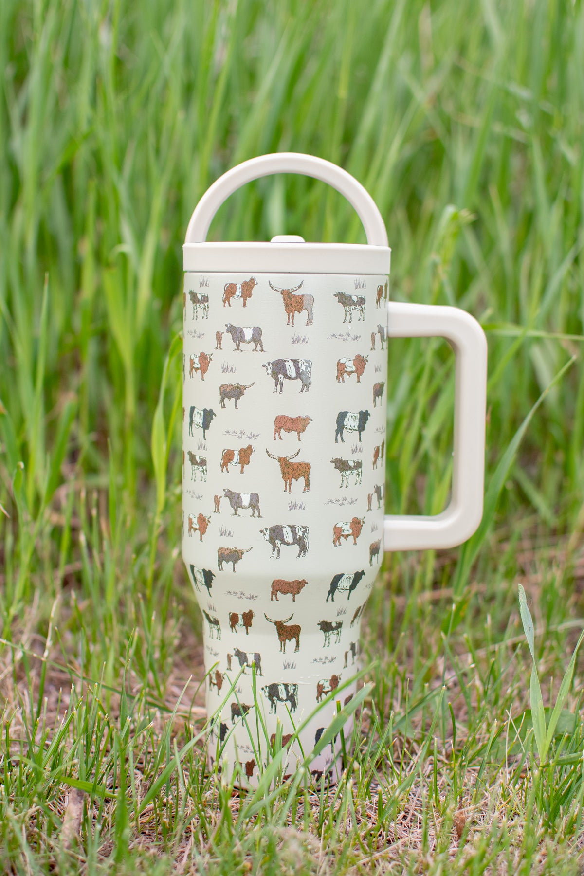 Vintage Cattle 40oz Water Tank Tumbler